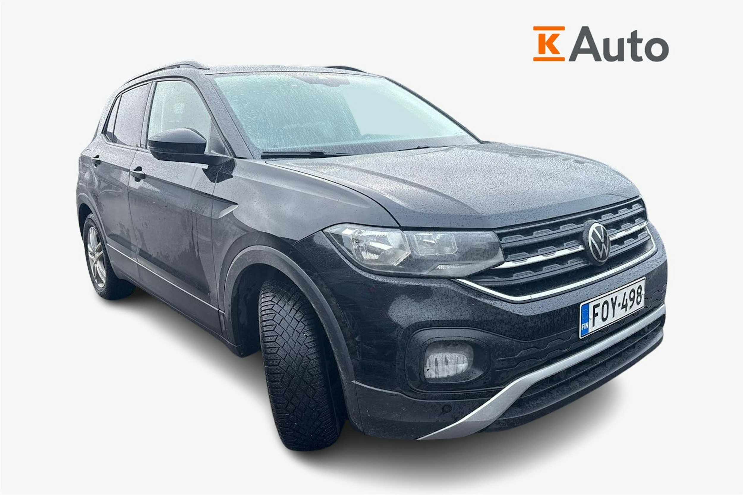 musta Volkswagen T-Cross 2022 kuva 1.