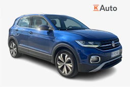 Sininen Volkswagen T-Cross 2022 kuva 1.