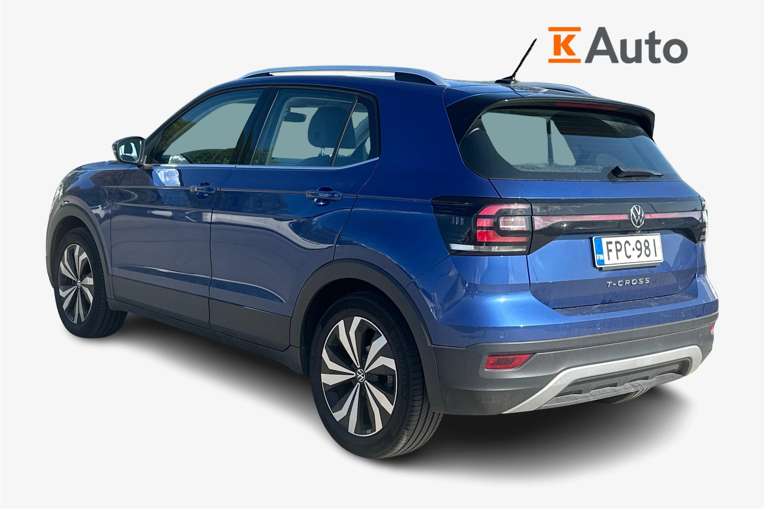 Sininen Volkswagen T-Cross 2022 kuva 2.