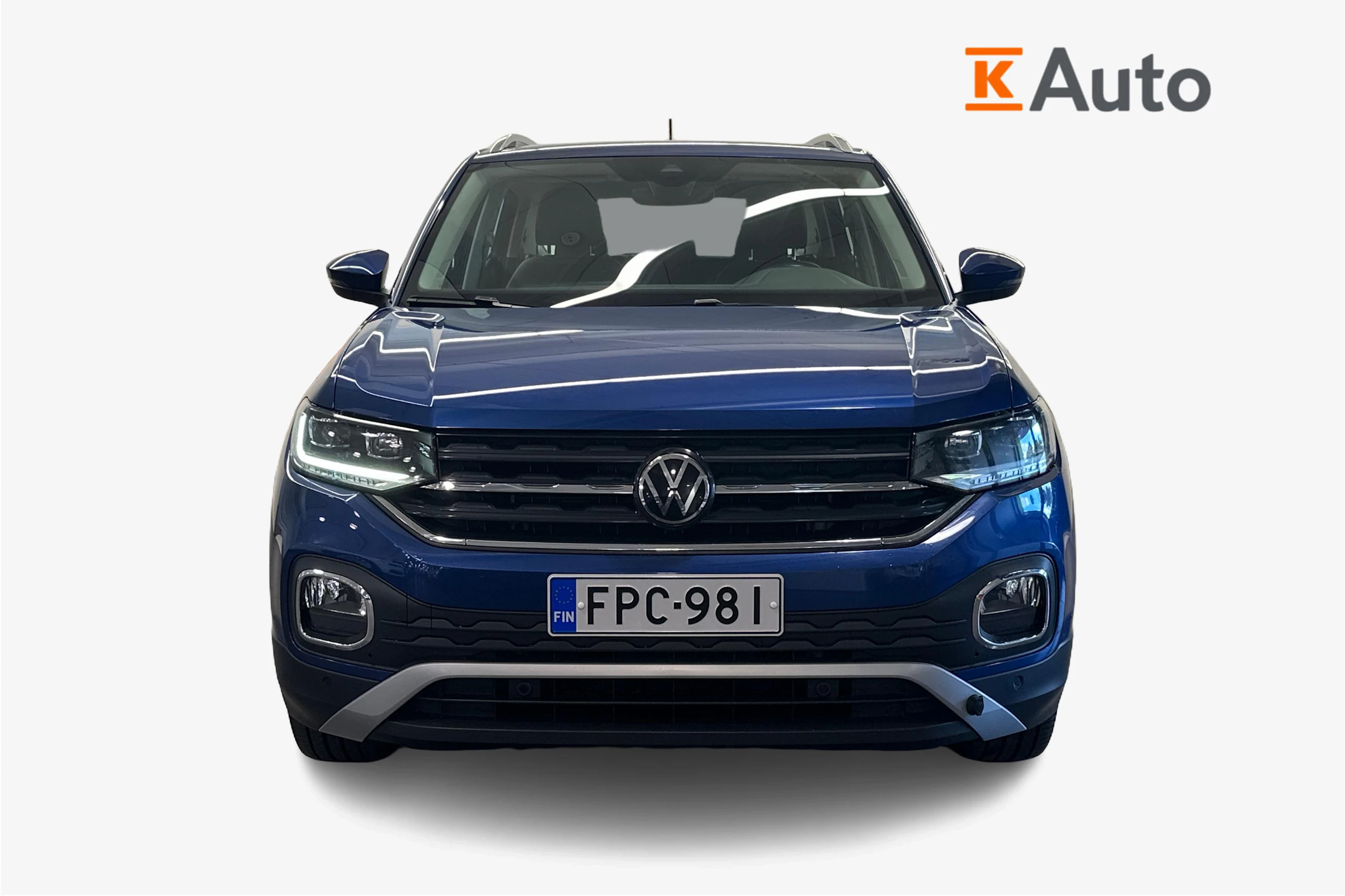 Sininen Volkswagen T-Cross 2022 kuva 4.