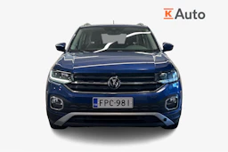 Sininen Volkswagen T-Cross 2022 kuva 4.