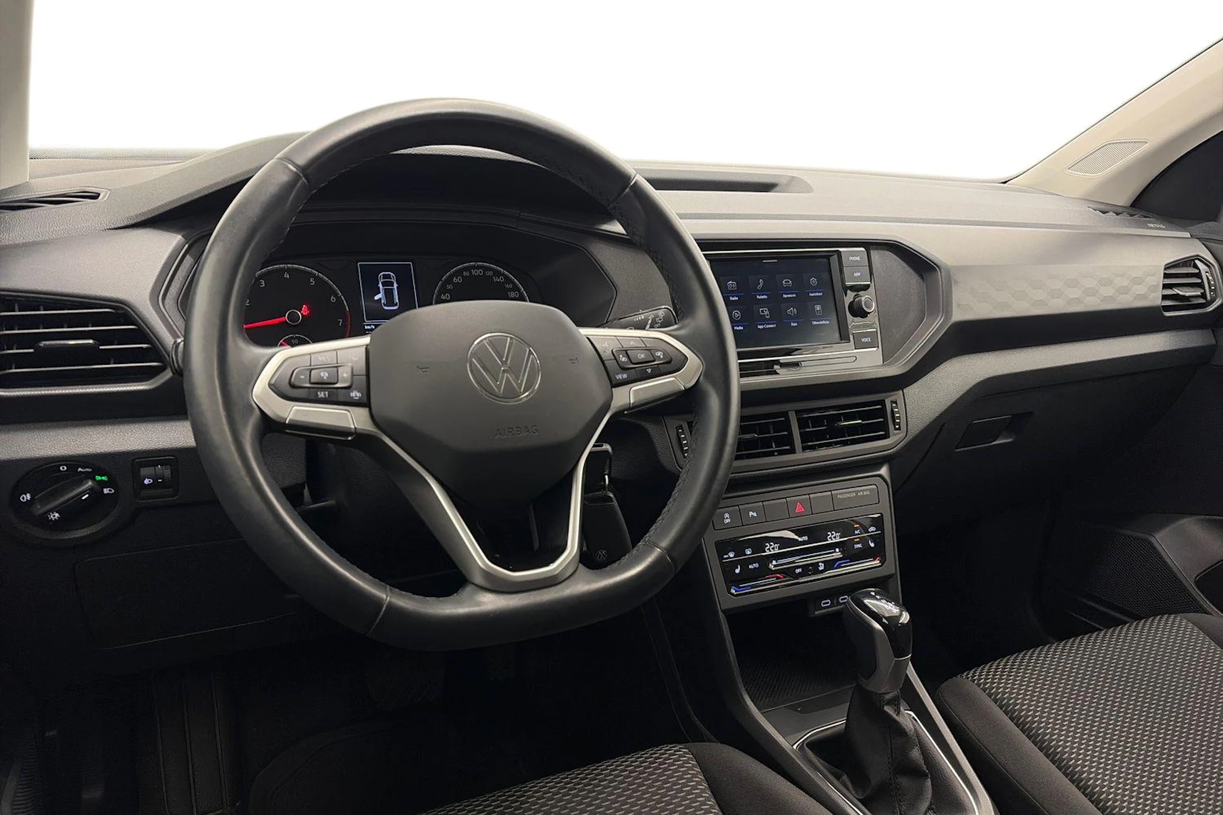 valkoinen Volkswagen T-Cross 2022 kuva 6.