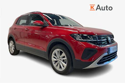 Punainen Volkswagen T-Cross 2024 kuva 1.