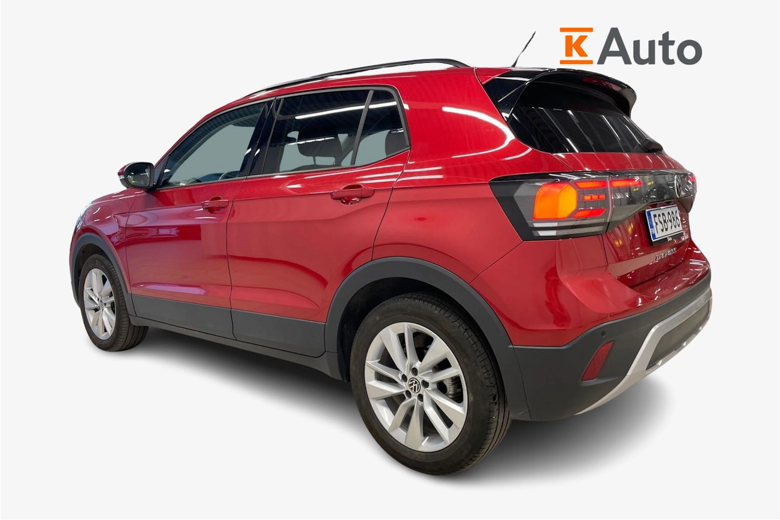 Punainen Volkswagen T-Cross 2024 kuva 3.