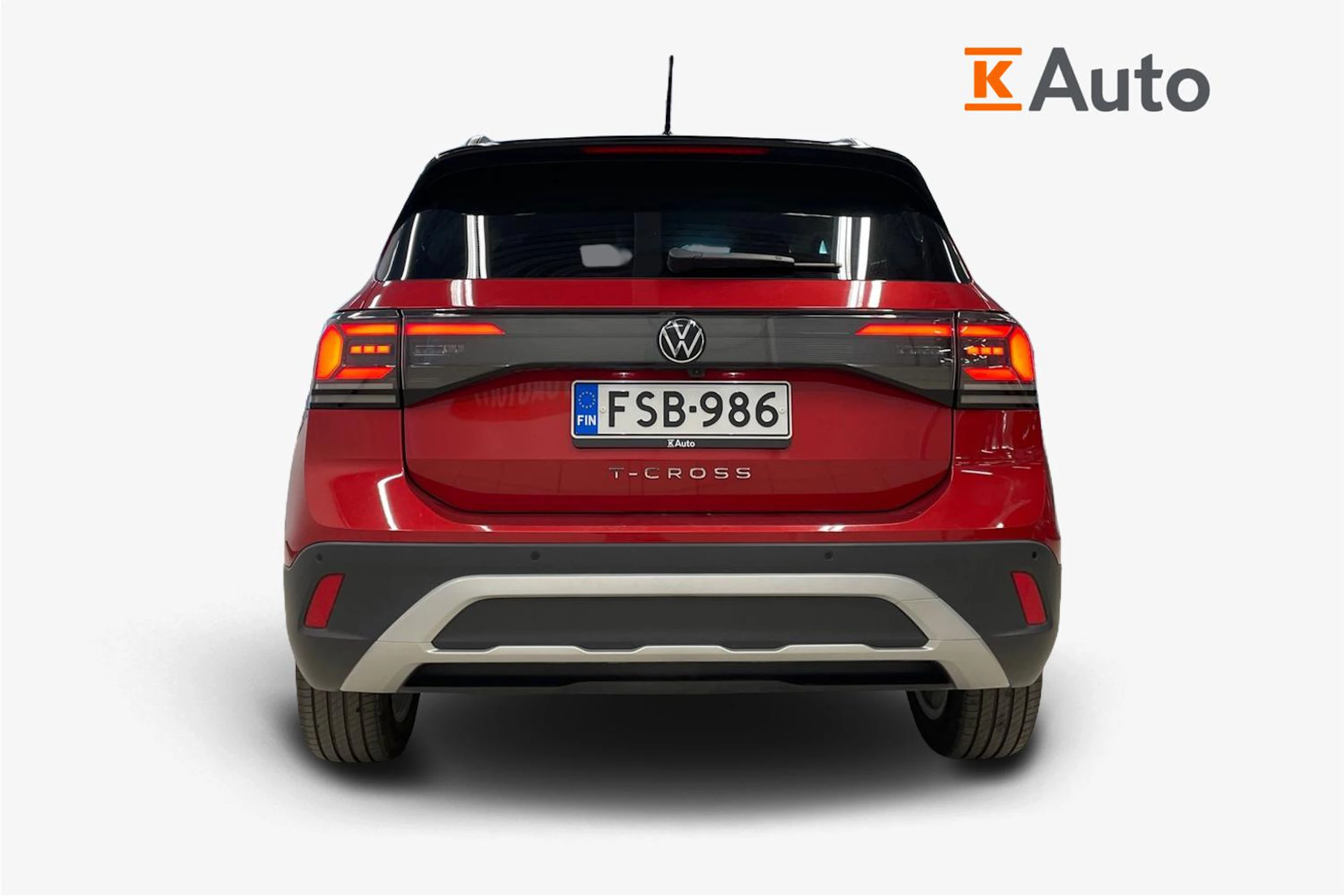 Punainen Volkswagen T-Cross 2024 kuva 4.
