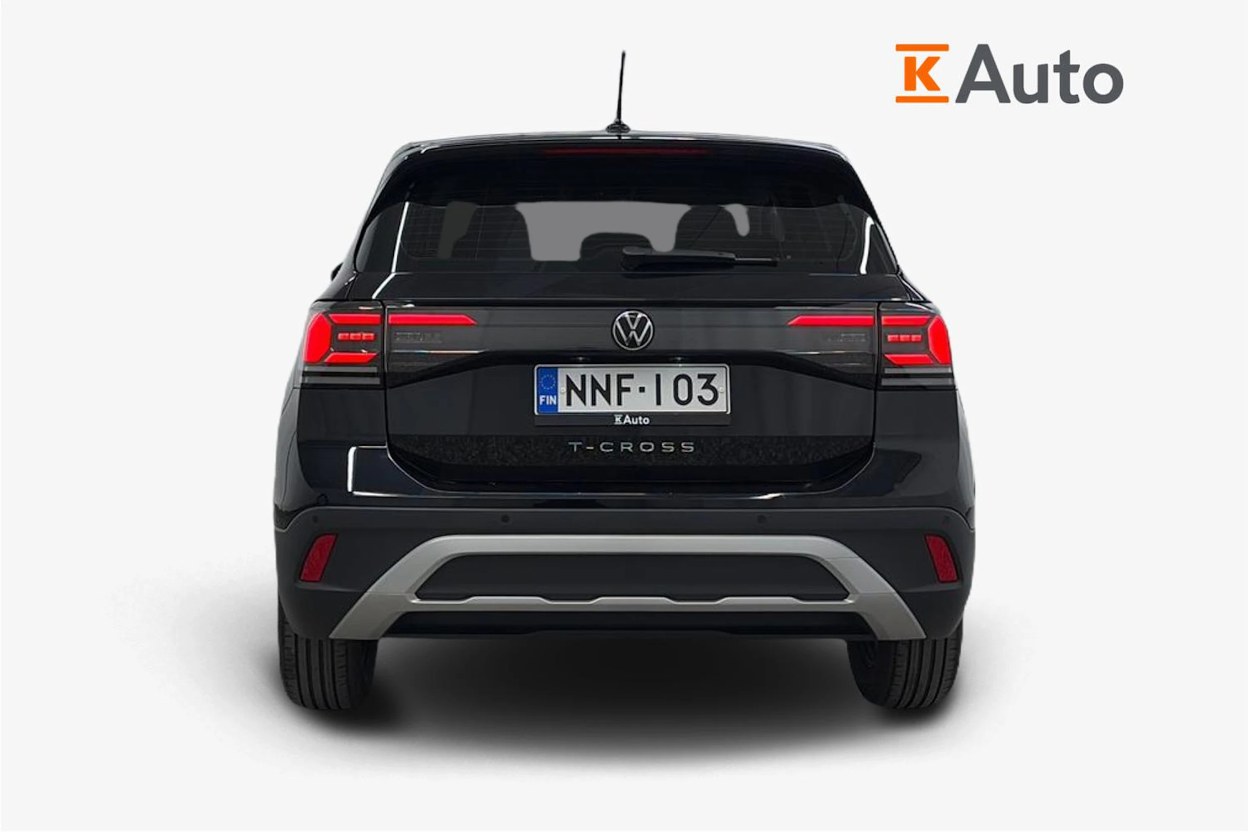musta Volkswagen T-Cross 2024 kuva 4.