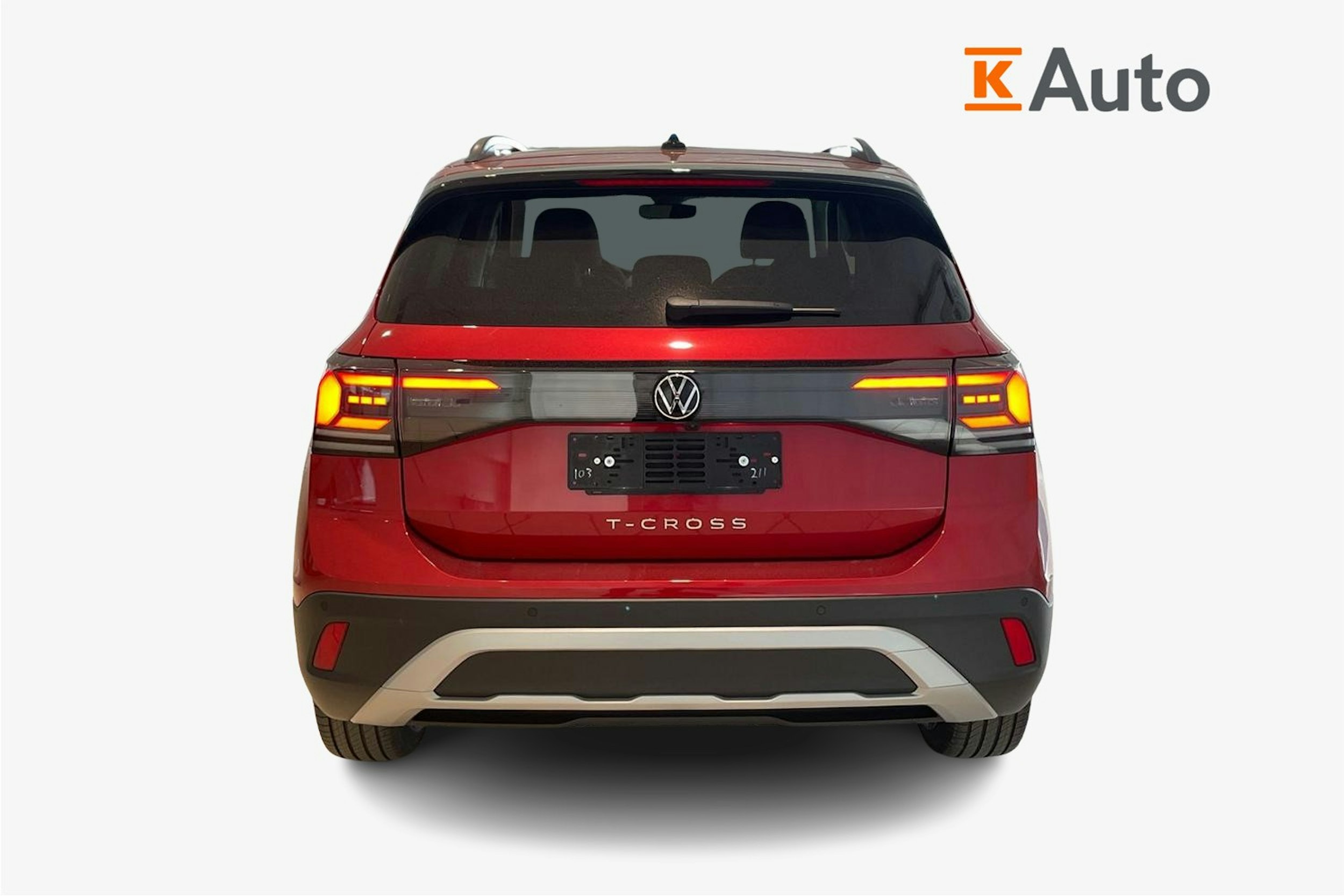punainen Volkswagen T-Cross 2025 kuva 3.