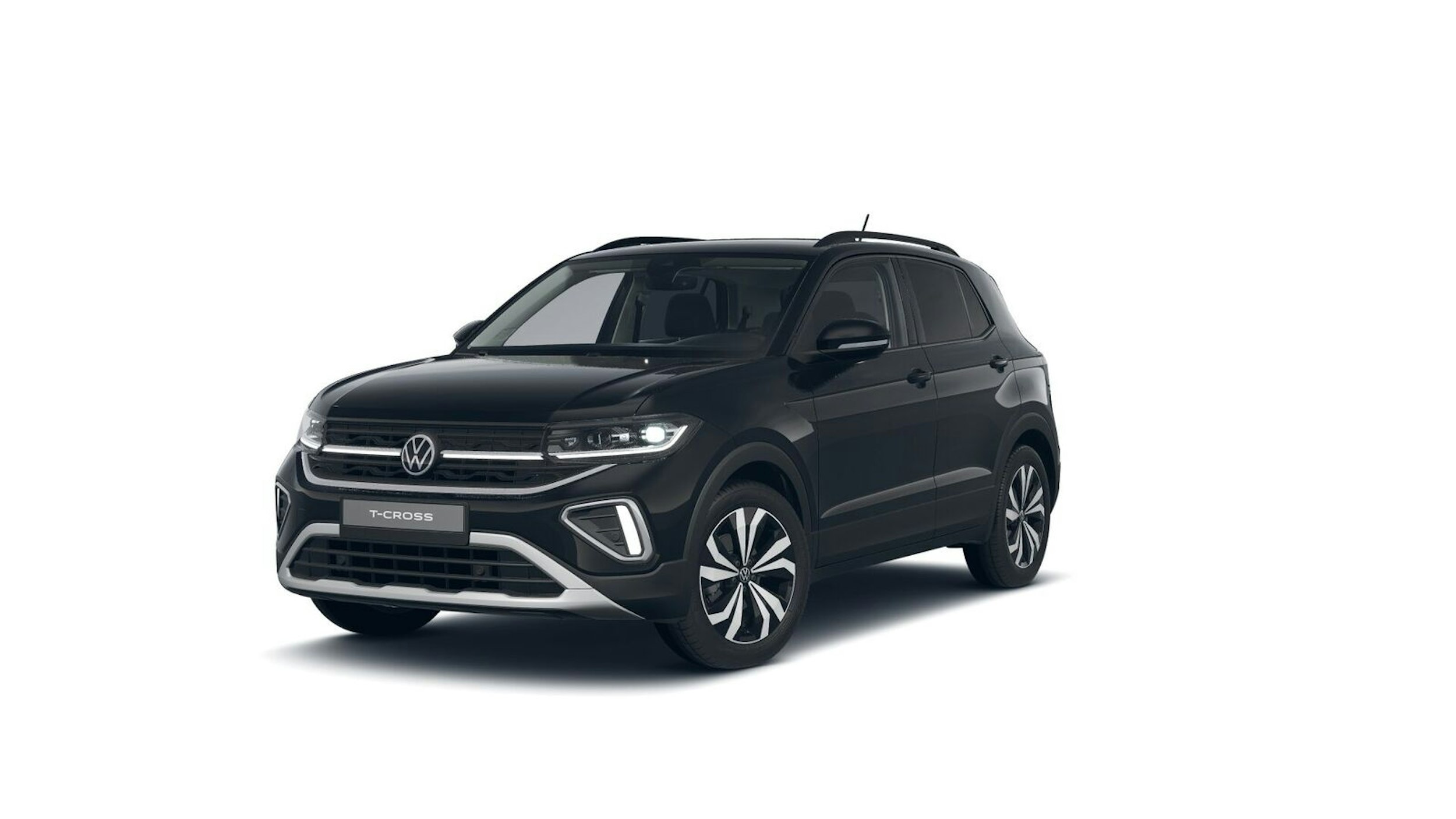 musta Volkswagen T-Cross 2025 kuva 1.