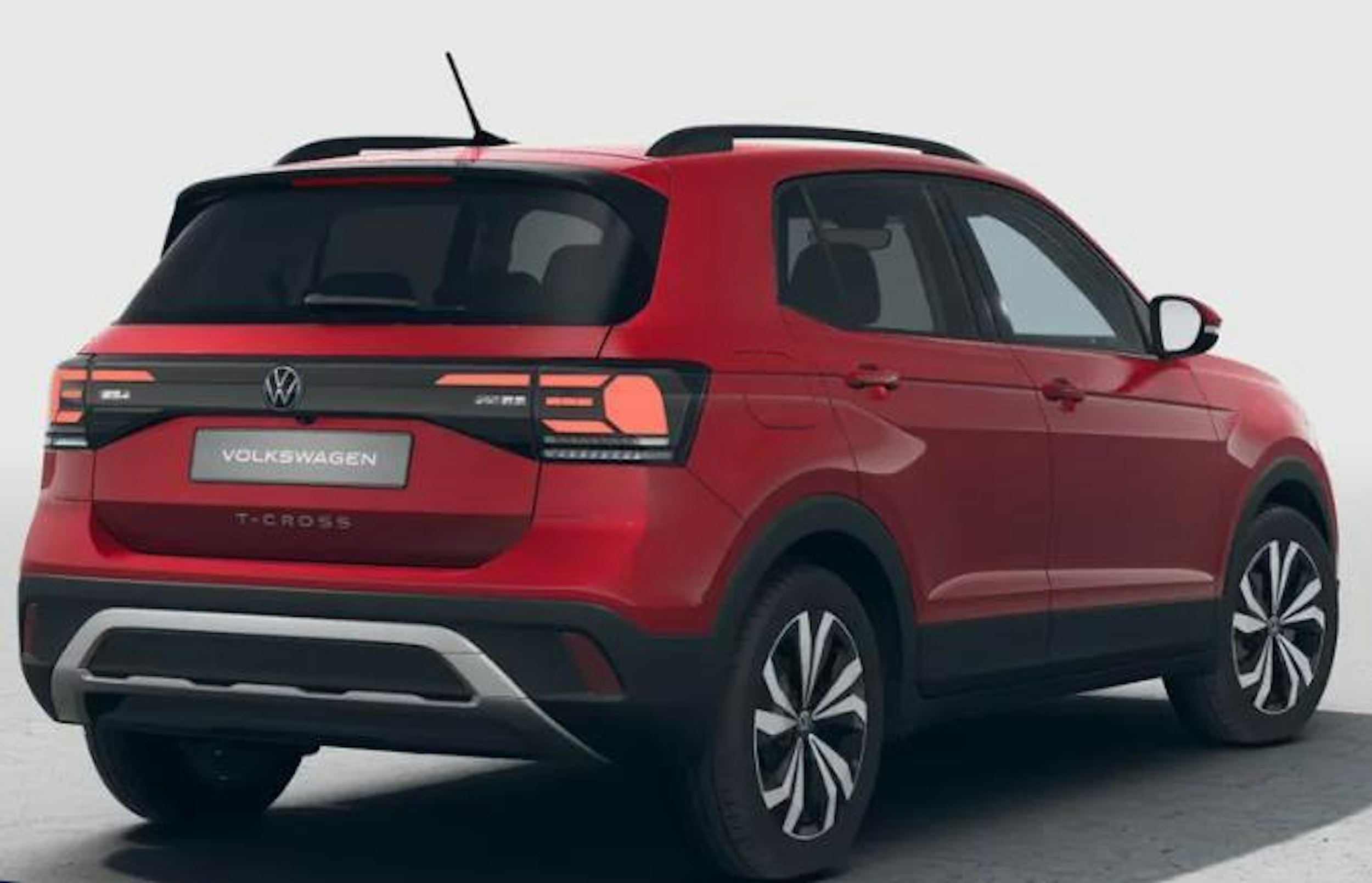 punainen Volkswagen T-Cross 2025 kuva 3.
