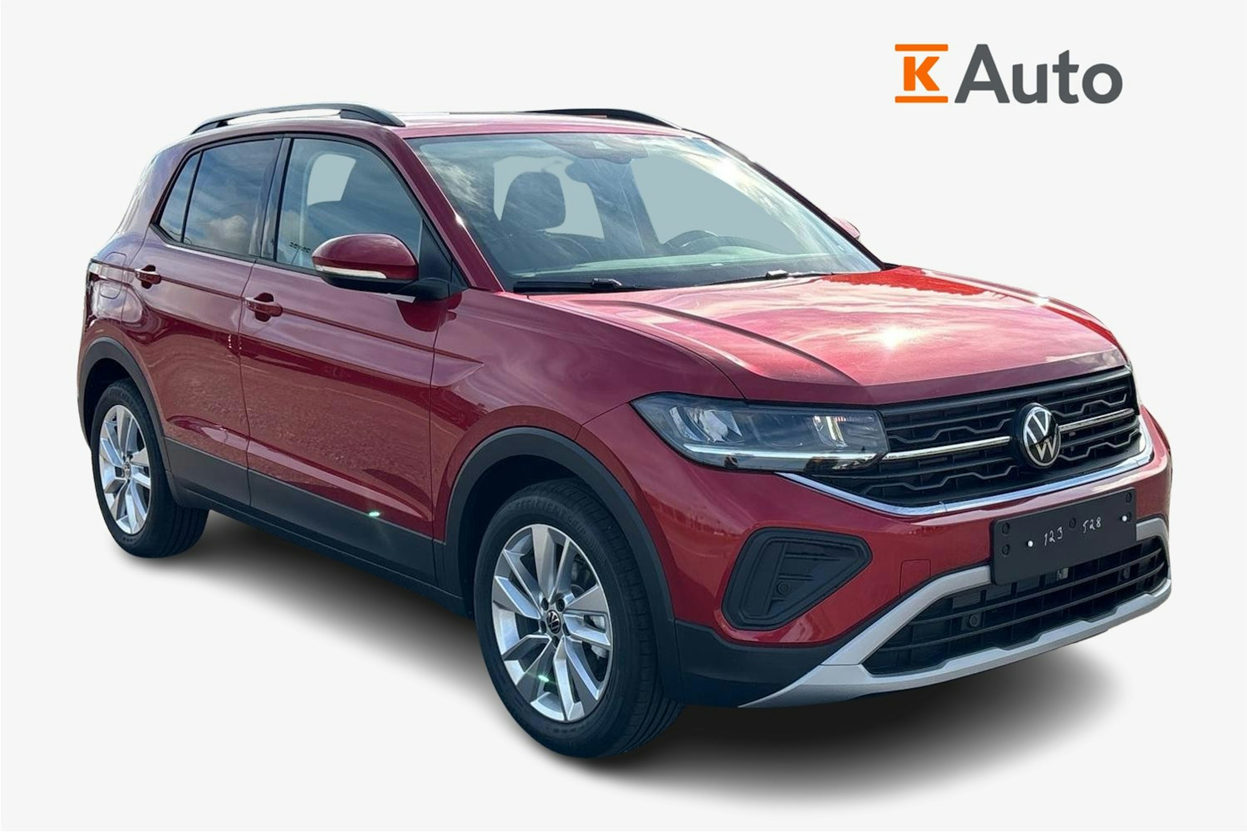 punainen Volkswagen T-Cross 2025 kuva 1.
