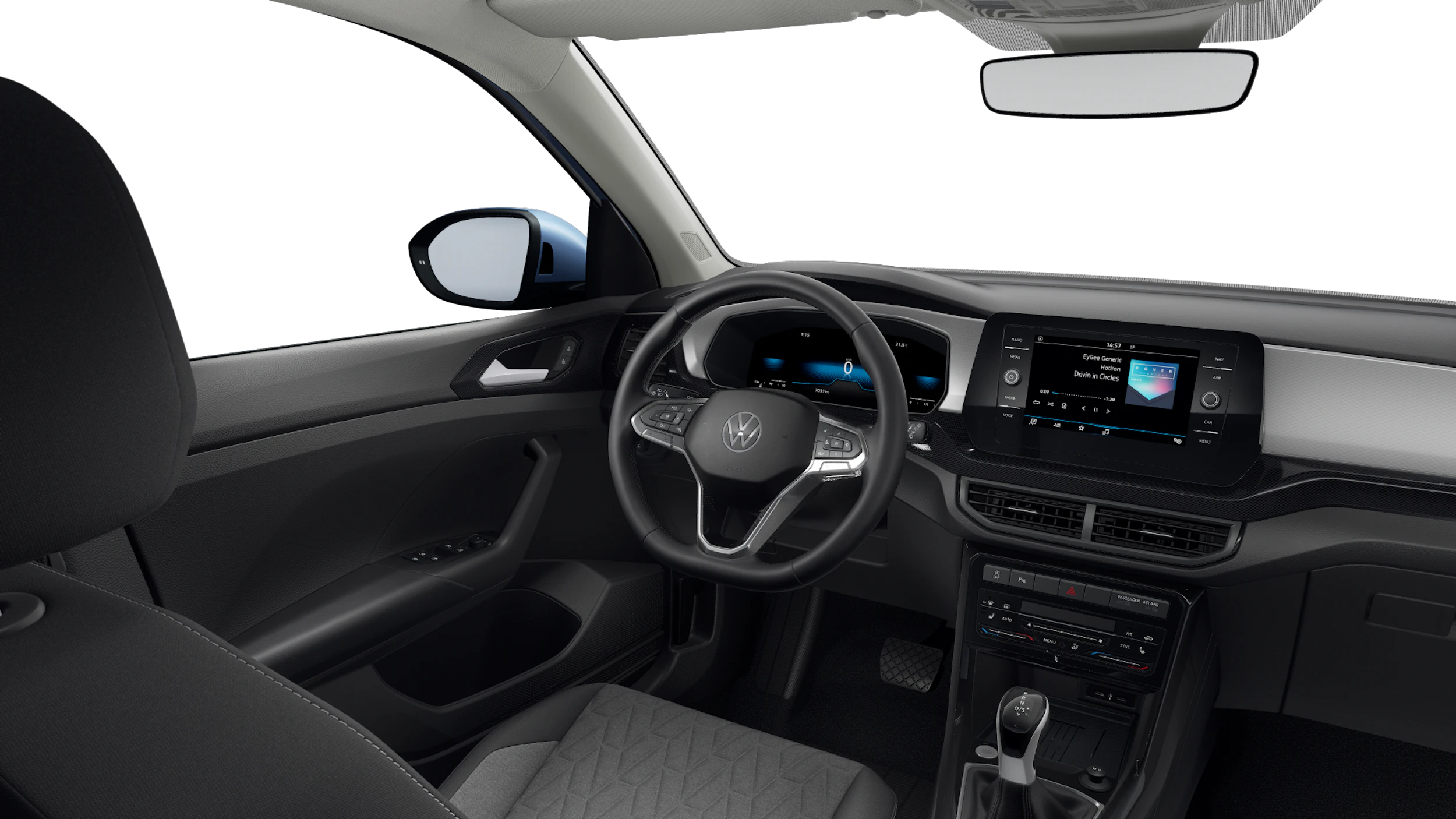 Clear Blue -metalliväri Volkswagen T-Cross 2026 kuva 11.