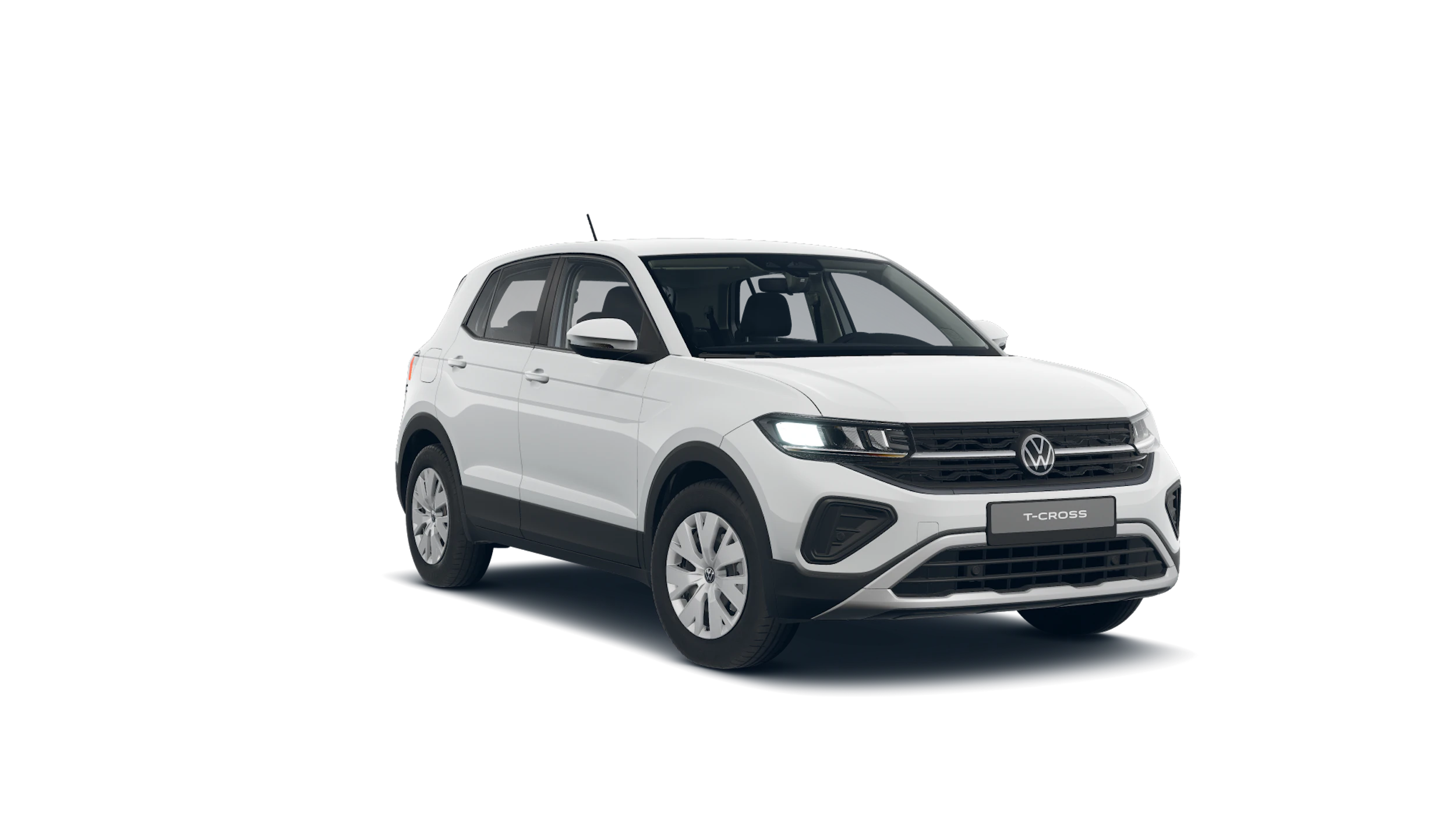 Pure White -normaaliväri Volkswagen T-Cross 2027 kuva 1.