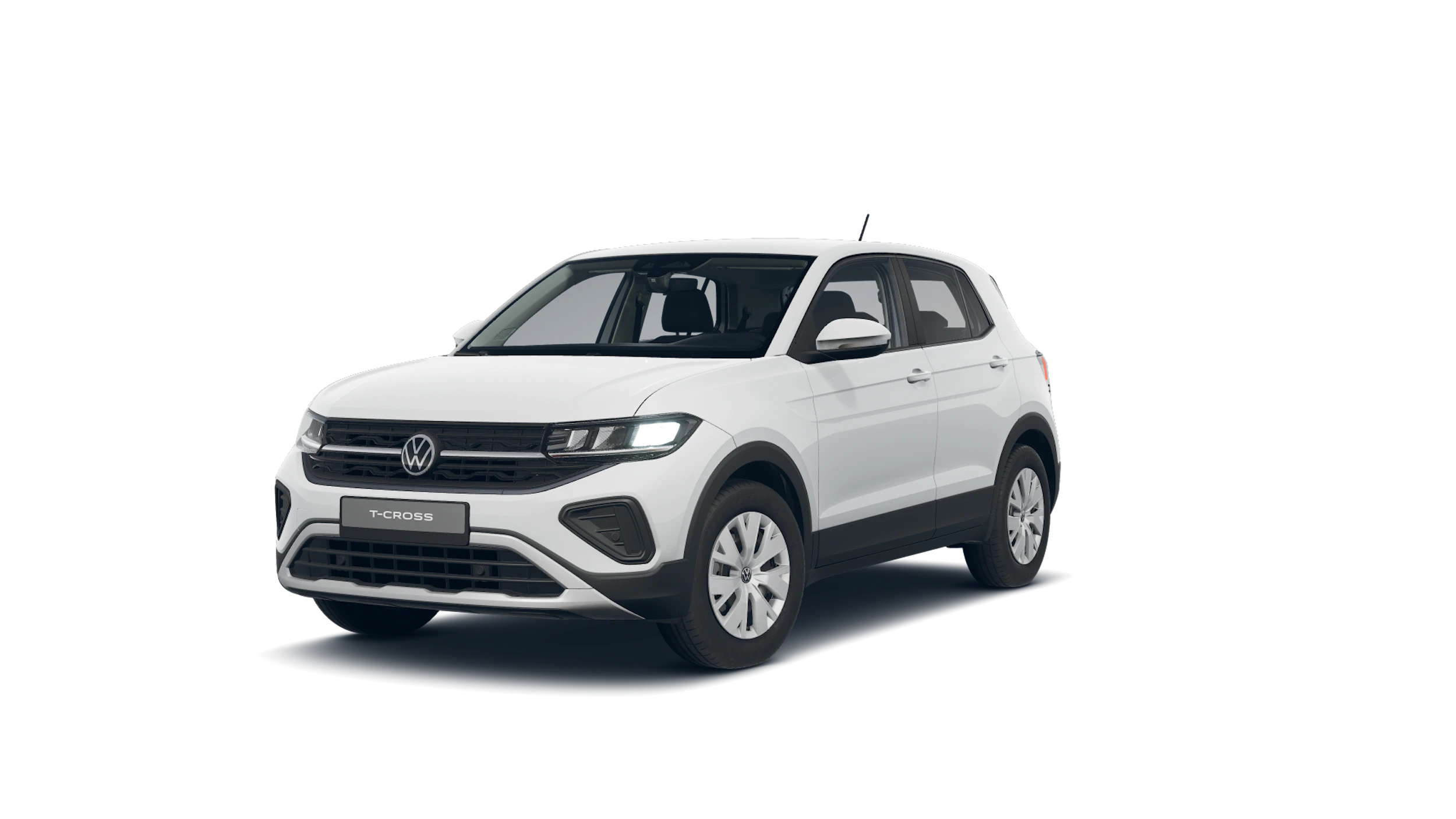 Pure White -normaaliväri Volkswagen T-Cross 2027 kuva 3.