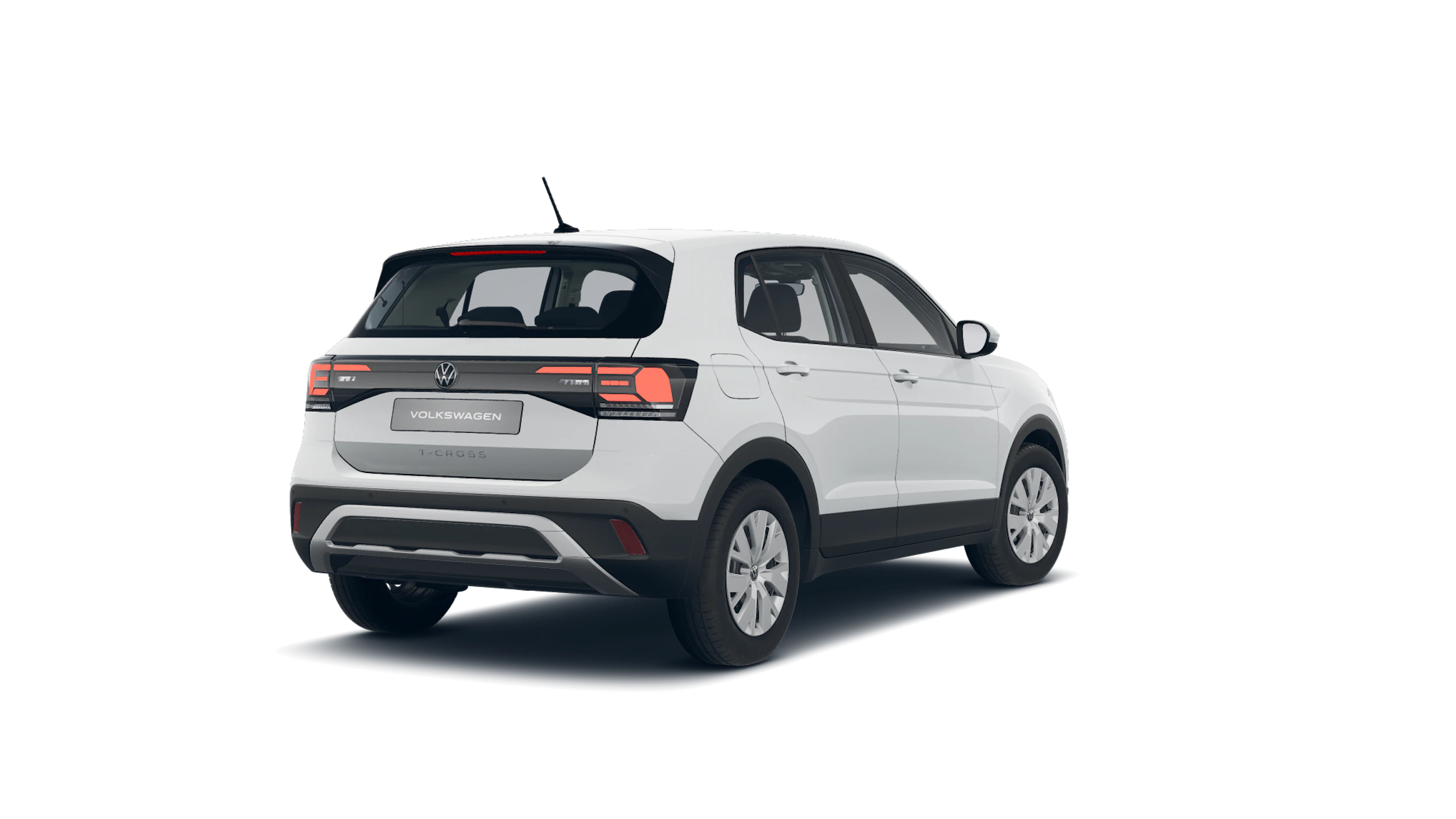 Pure White -normaaliväri Volkswagen T-Cross 2027 kuva 7.