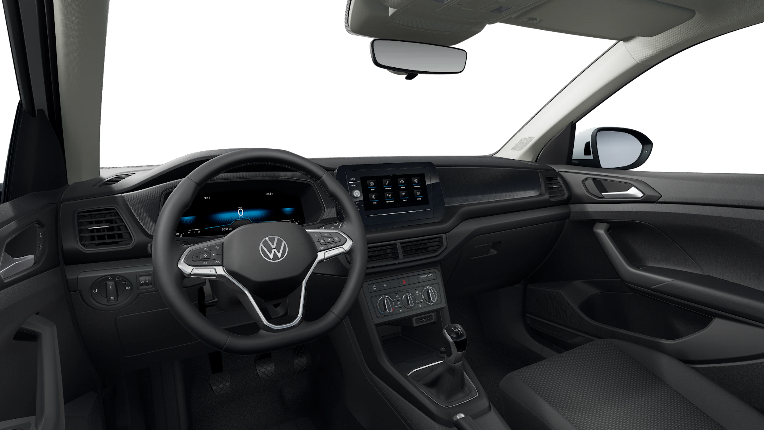 Pure White -normaaliväri Volkswagen T-Cross 2027 kuva 10.