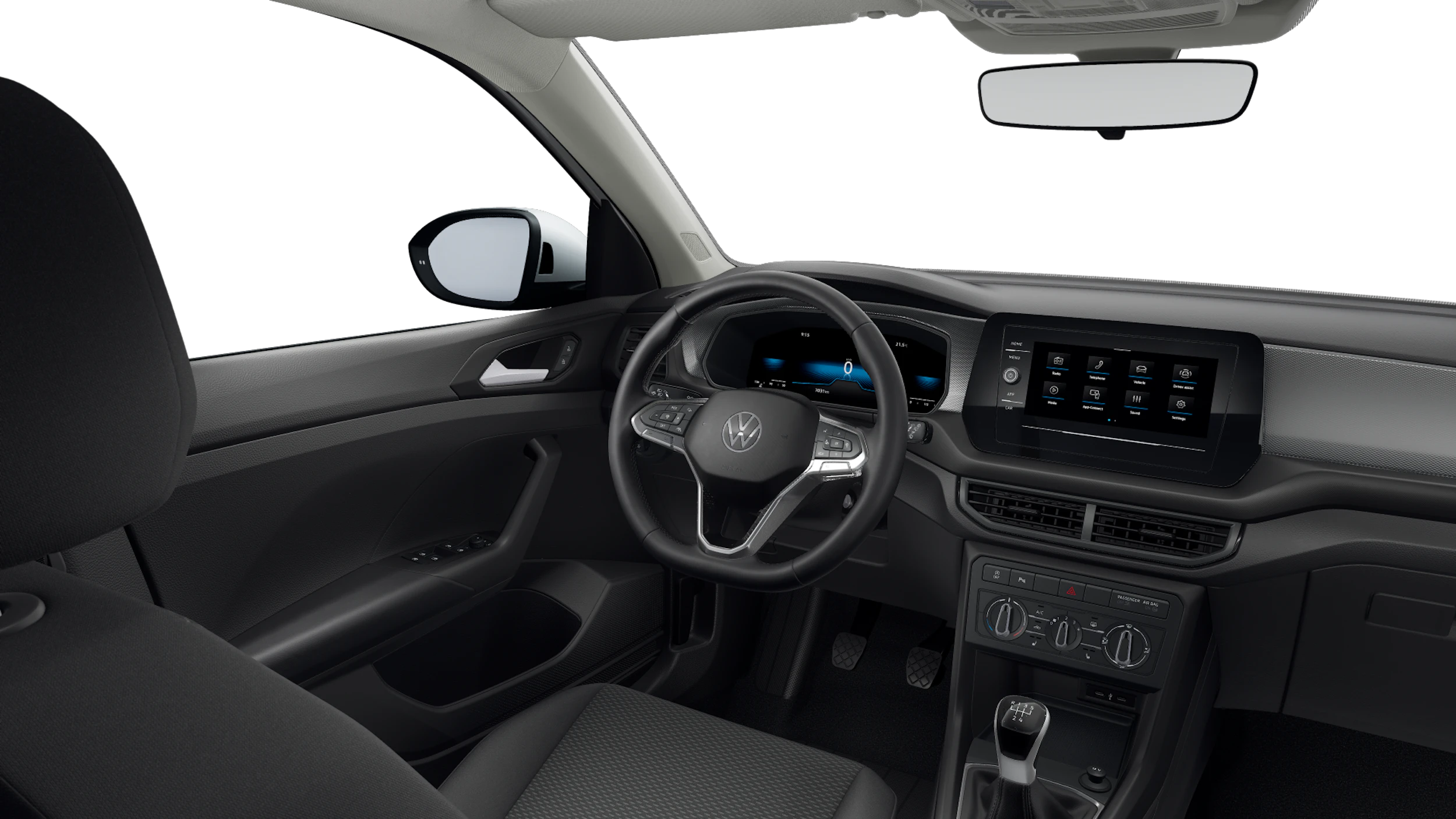 Pure White -normaaliväri Volkswagen T-Cross 2027 kuva 11.