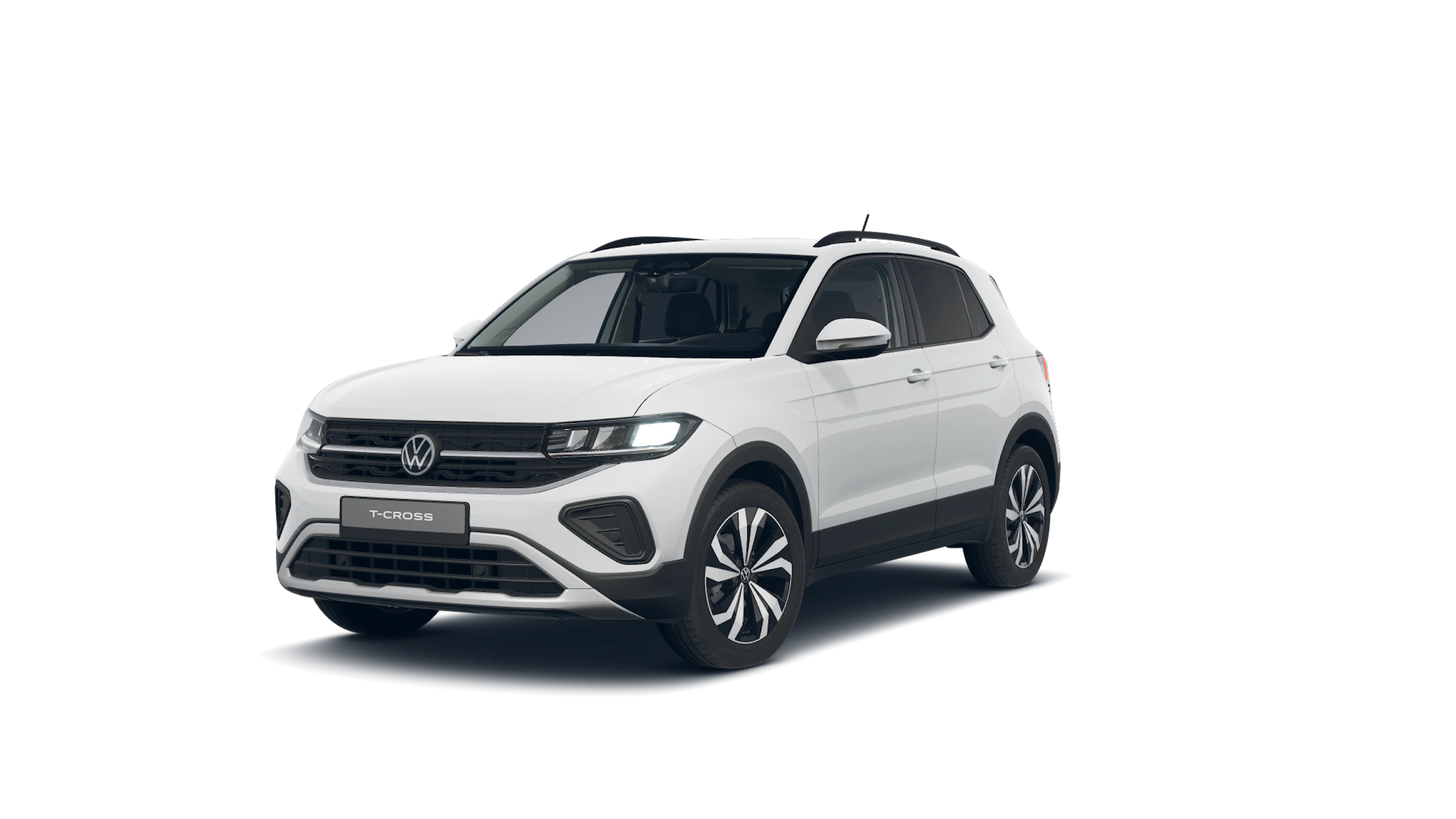 Pure White -normaaliväri Volkswagen T-Cross 2027 kuva 3.