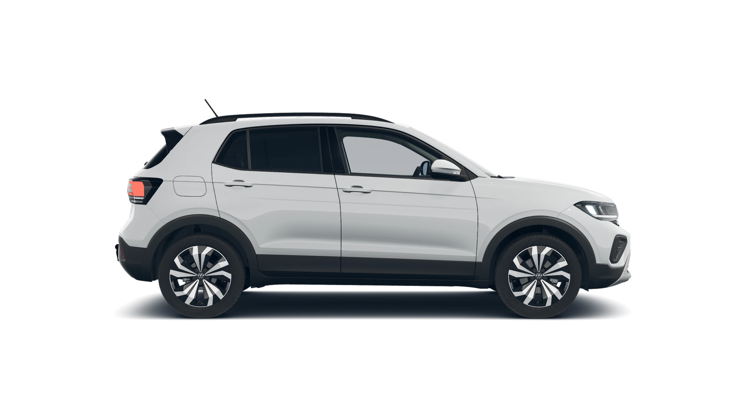 Pure White -normaaliväri Volkswagen T-Cross 2027 kuva 8.