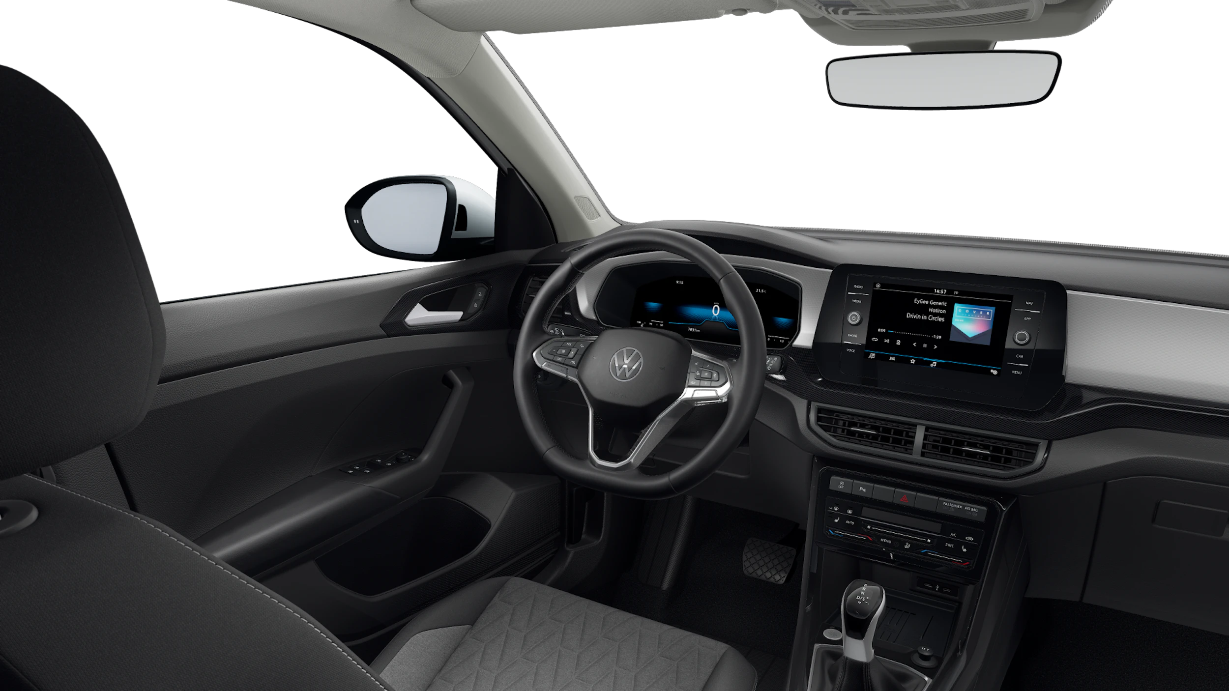 Pure White -normaaliväri Volkswagen T-Cross 2027 kuva 11.