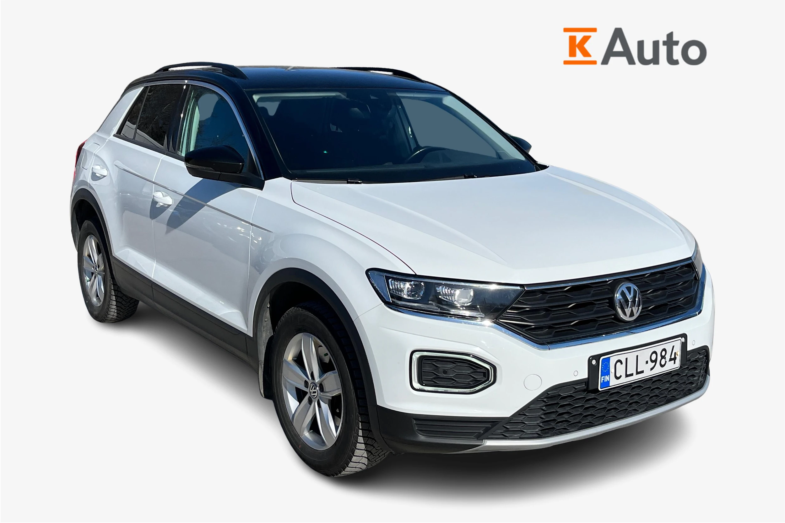 valkoinen Volkswagen T-Roc 2018 kuva 1.