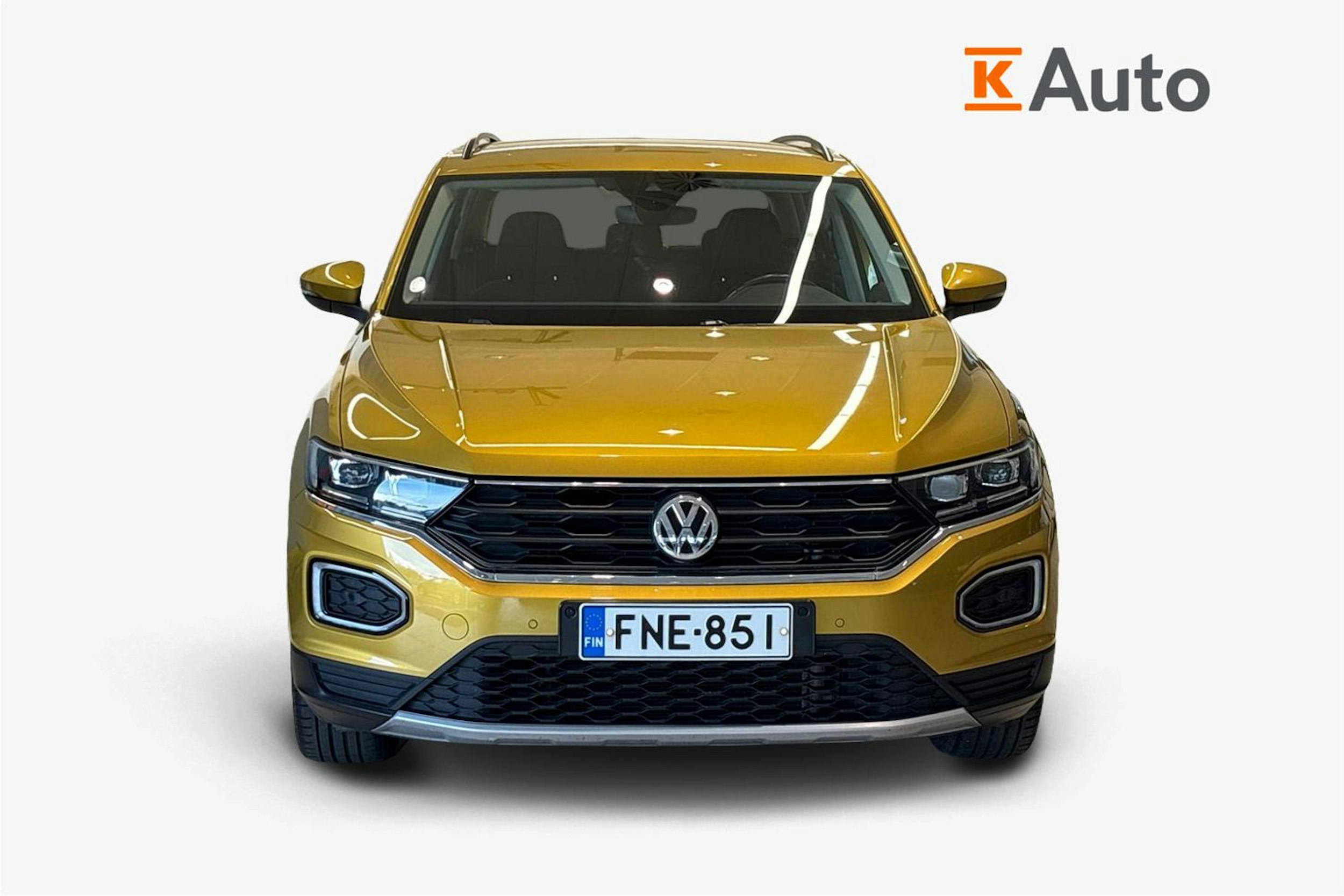 Keltainen Volkswagen T-Roc 2018 kuva 5.