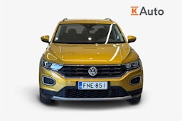Keltainen Volkswagen T-Roc 2018 kuva 5.