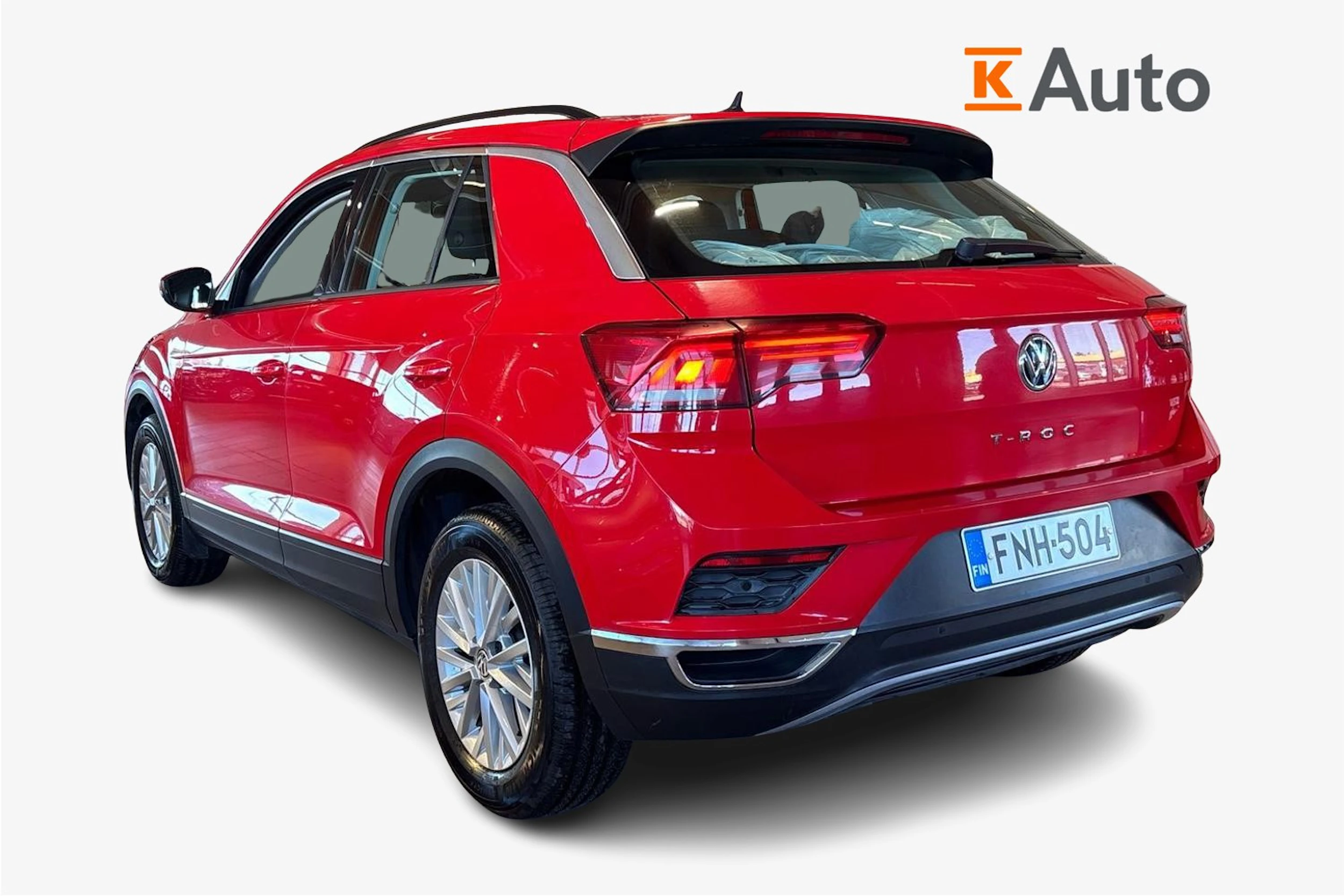 Punainen Volkswagen T-Roc 2018 kuva 2.