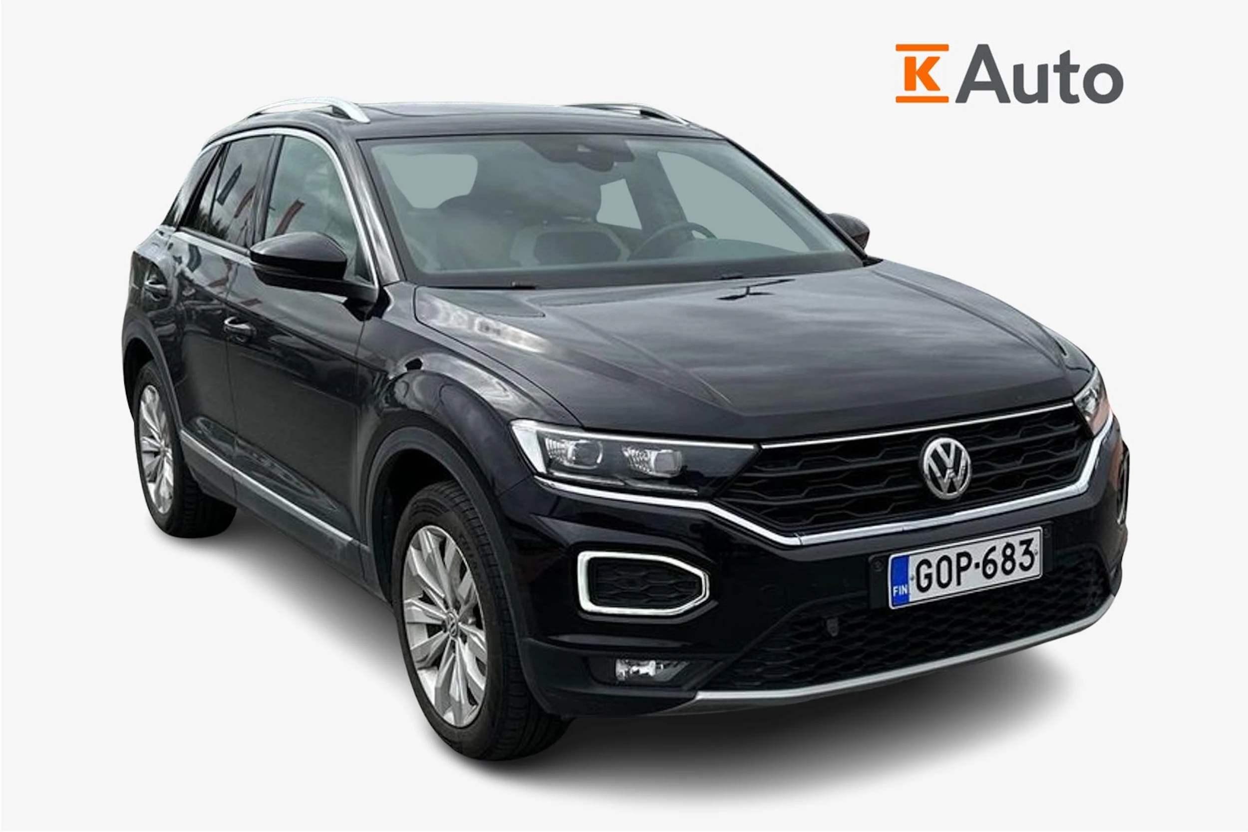 musta Volkswagen T-Roc 2018 kuva 1.