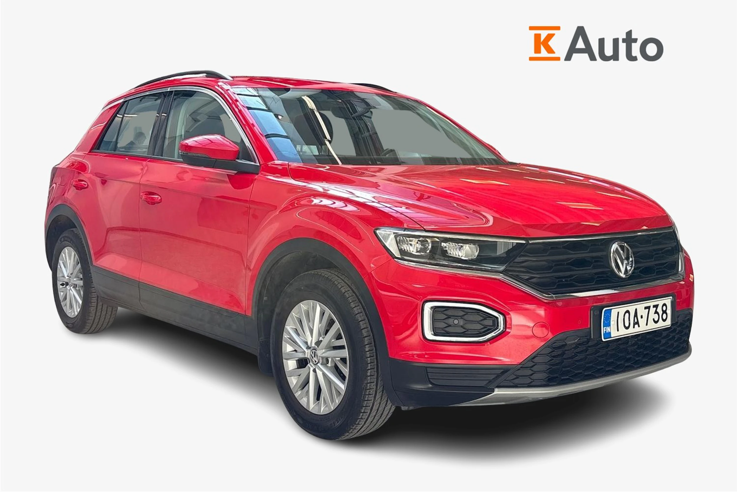 punainen Volkswagen T-Roc 2018 kuva 1.