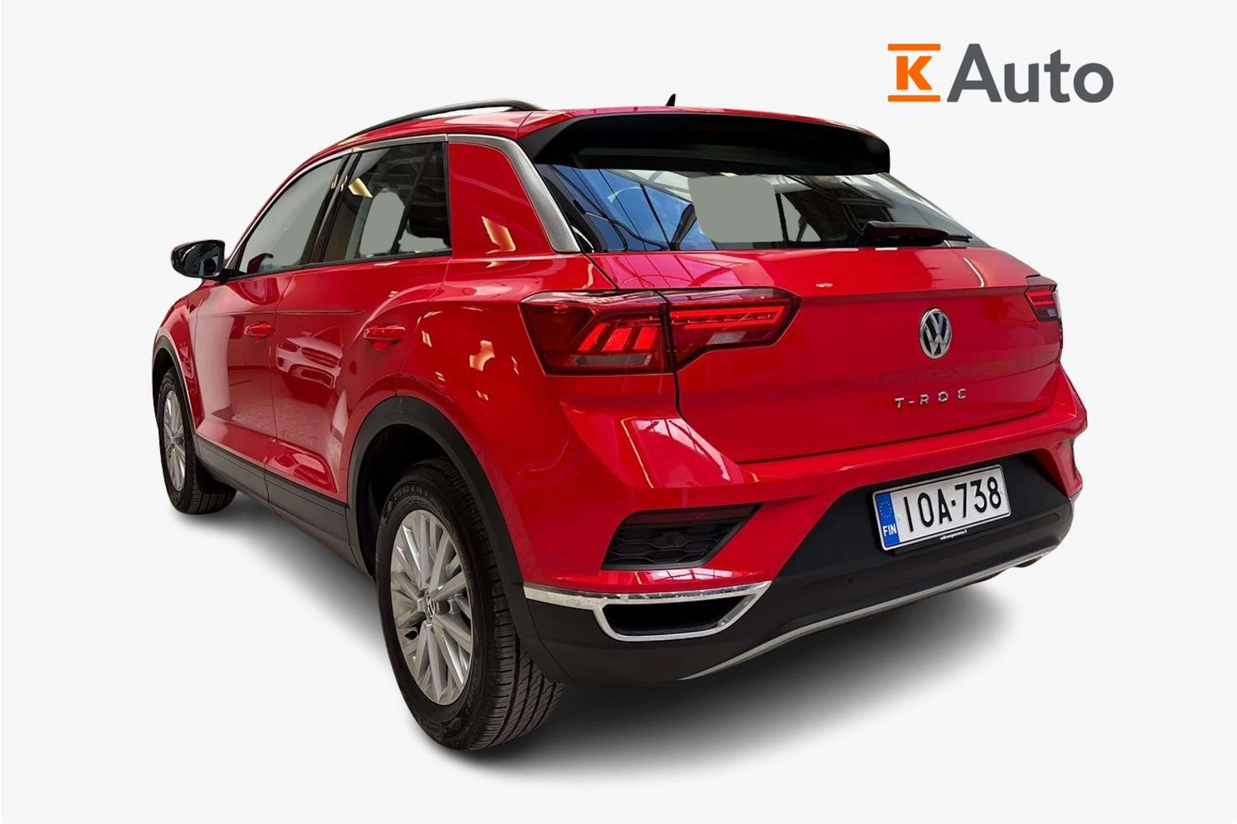punainen Volkswagen T-Roc 2018 kuva 3.