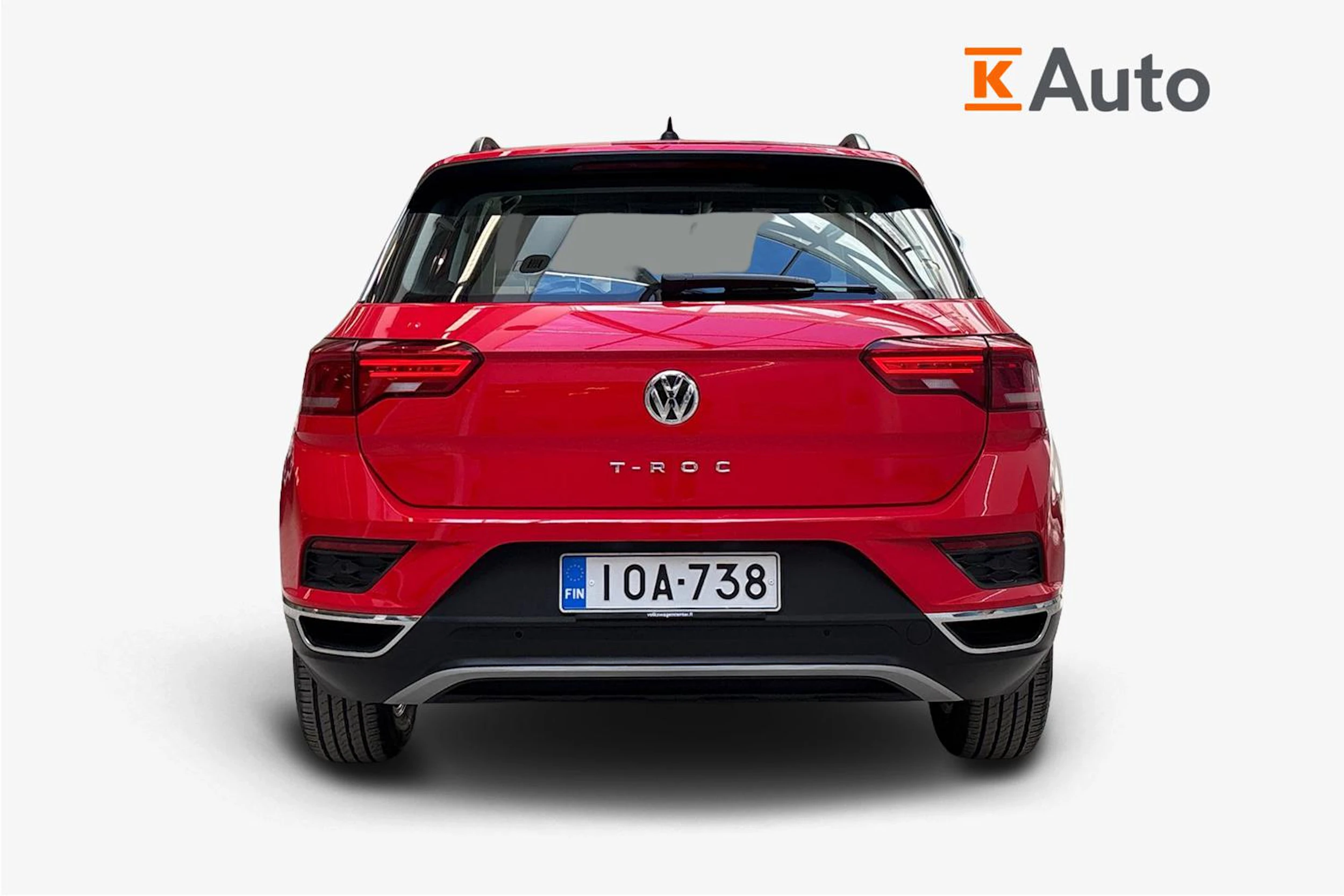 punainen Volkswagen T-Roc 2018 kuva 4.