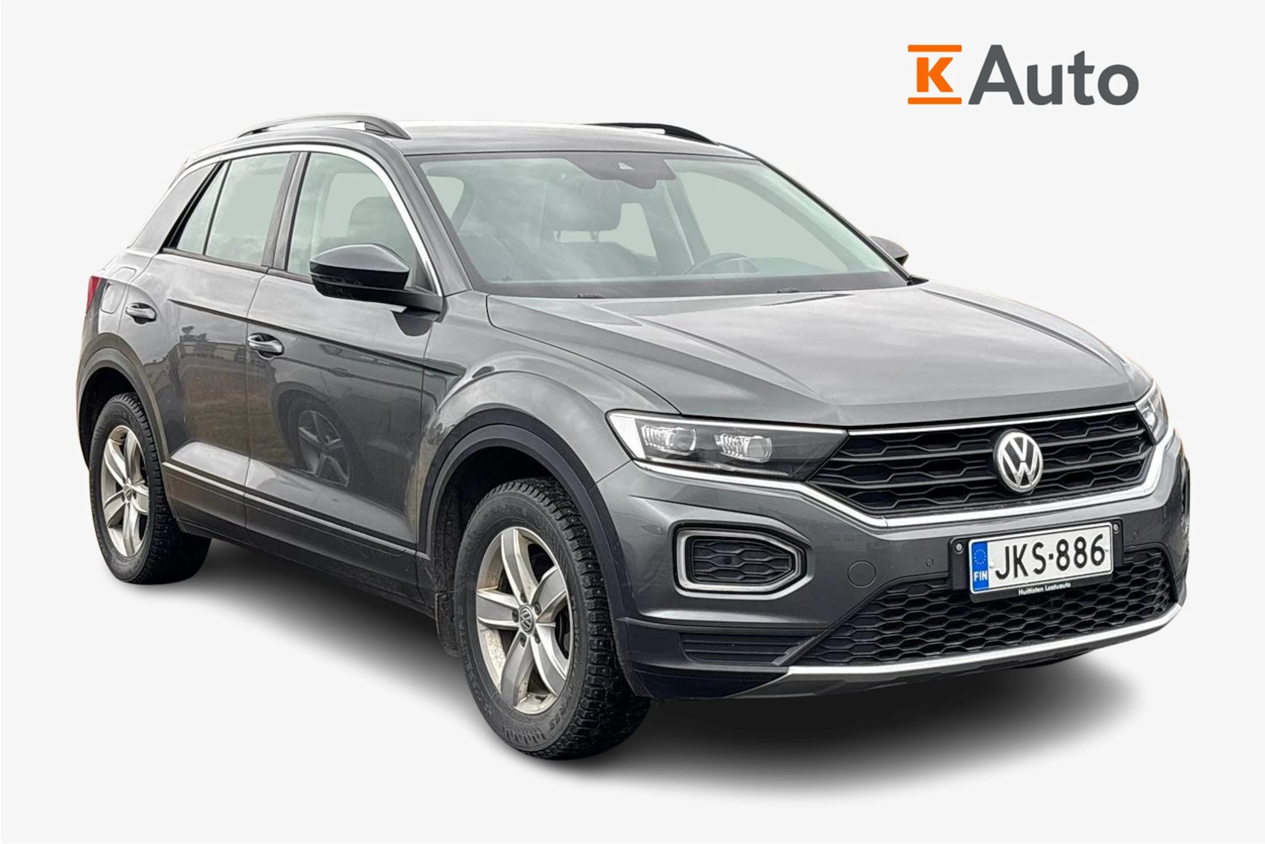 Harmaa Volkswagen T-Roc 2018 kuva 1.