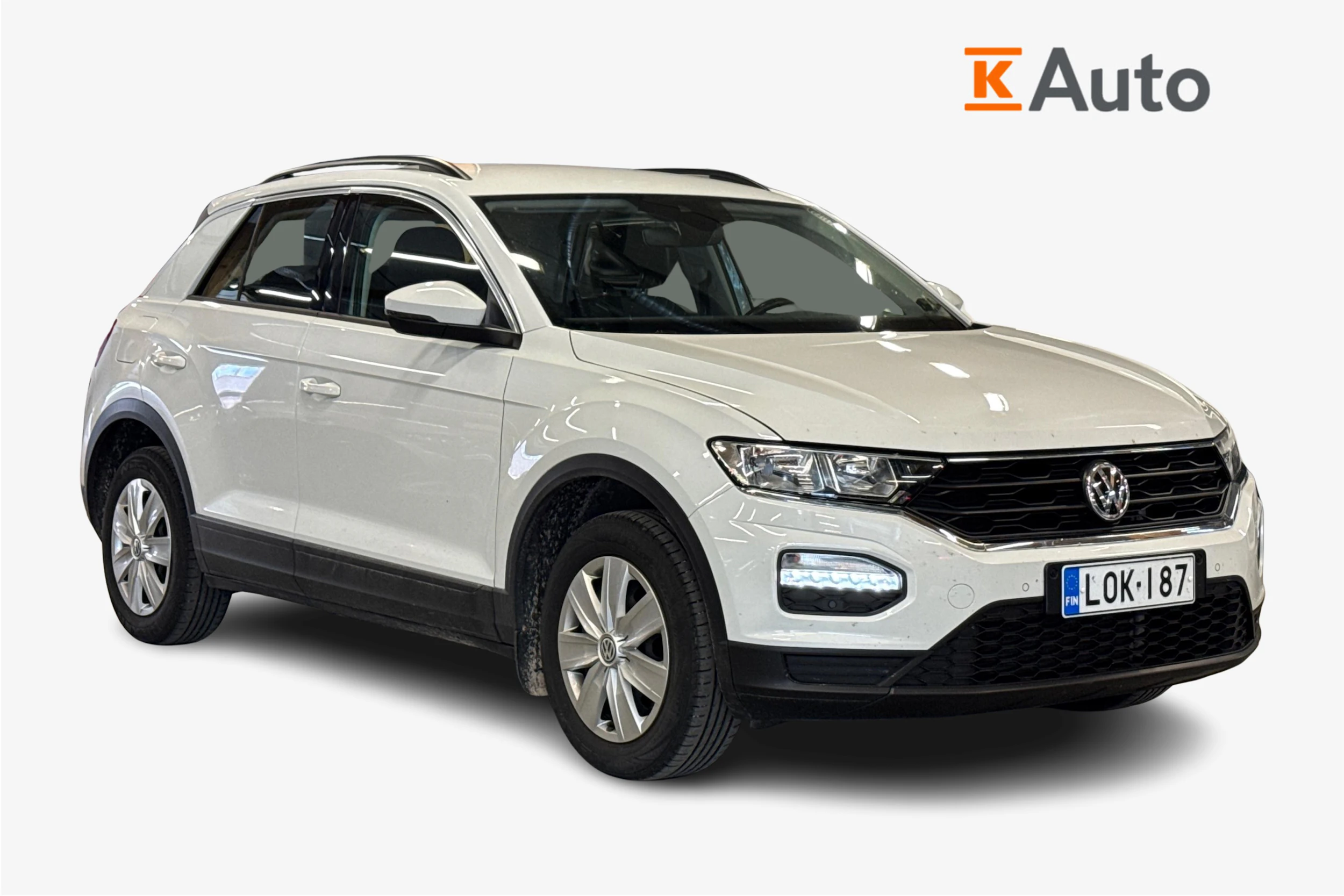 valkoinen Volkswagen T-Roc 2018 kuva 1.