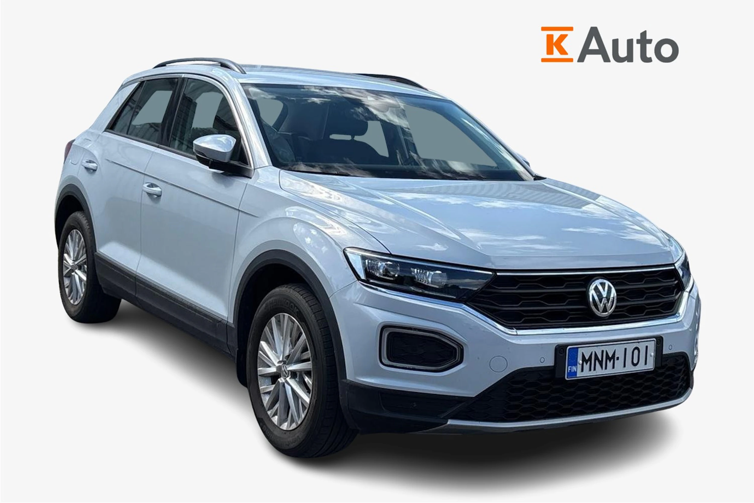 Valkoinen Volkswagen T-Roc 2018 kuva 1.