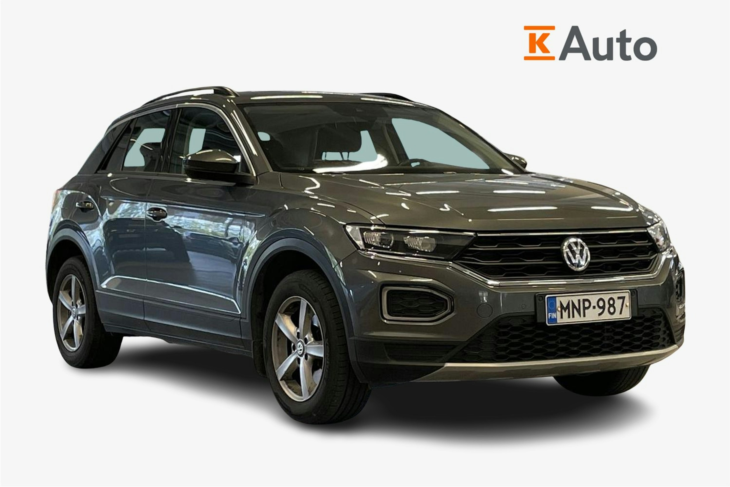 met. harmaa Volkswagen T-Roc 2018 kuva 1.