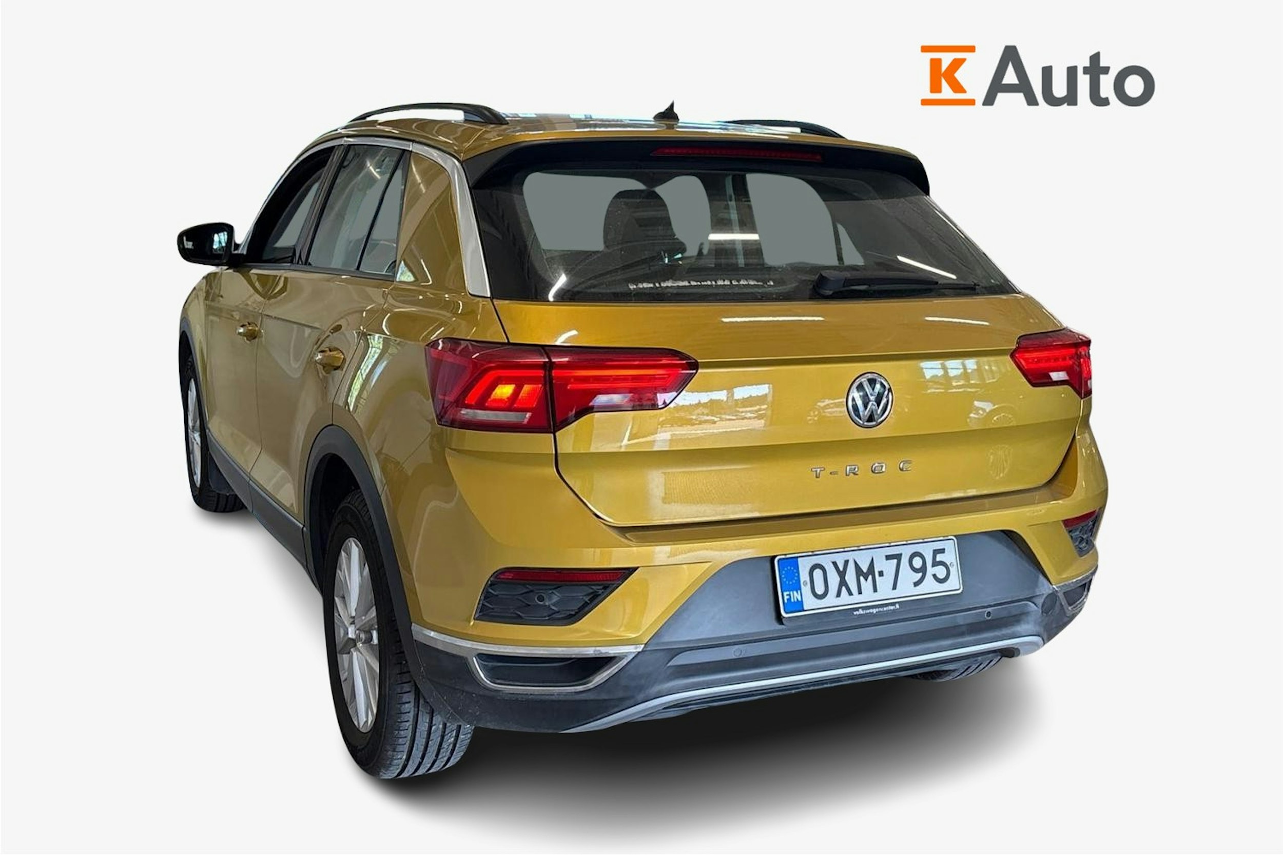 keltainen Volkswagen T-Roc 2018 kuva 2.