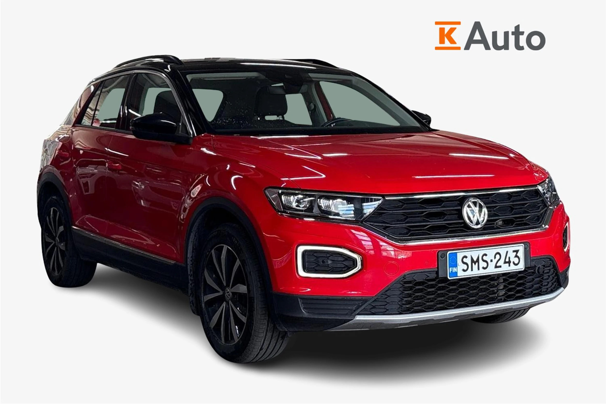 Punainen Volkswagen T-Roc 2018 kuva 1.