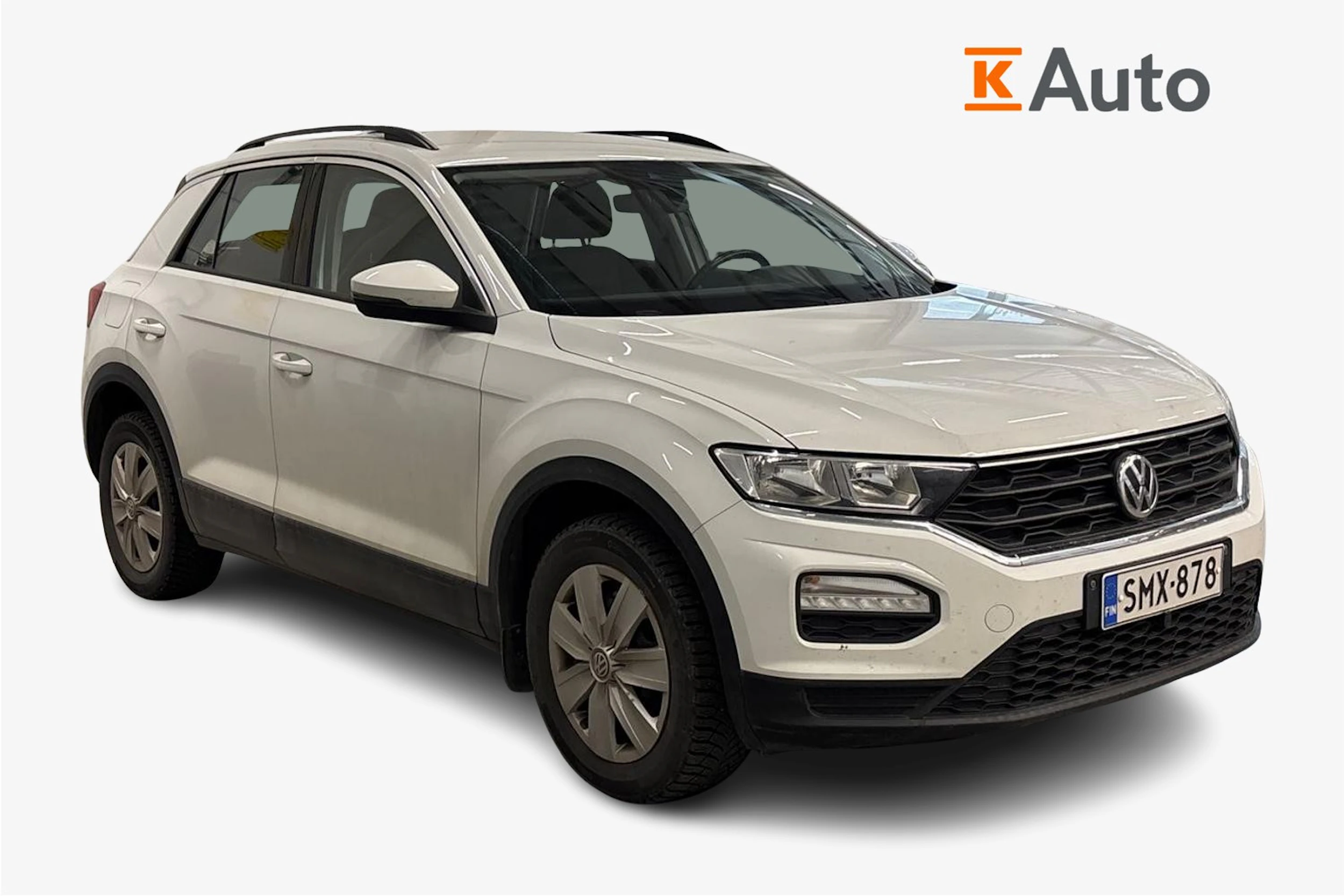 valkoinen Volkswagen T-Roc 2018 kuva 1.