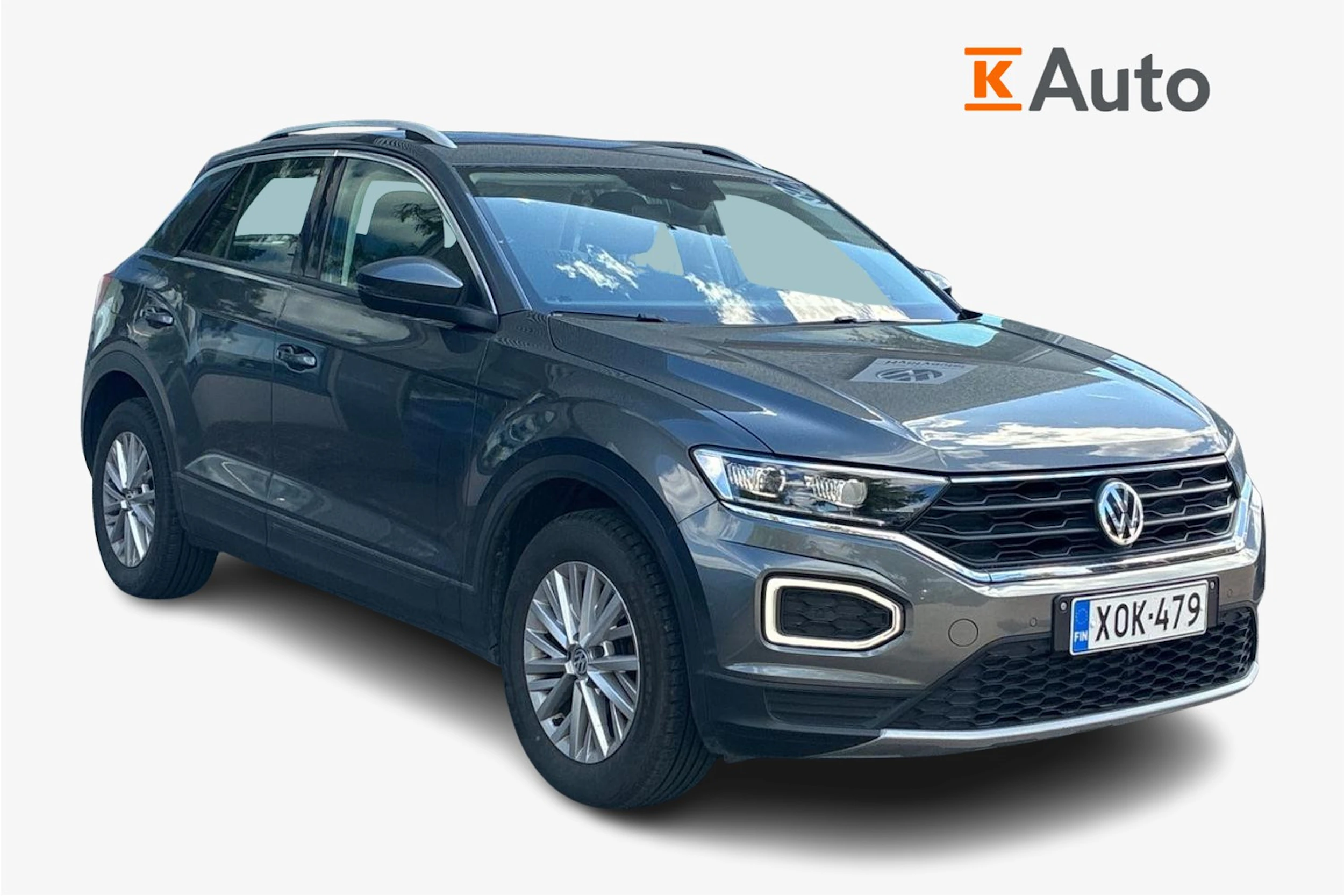 harmaa Volkswagen T-Roc 2018 kuva 1.