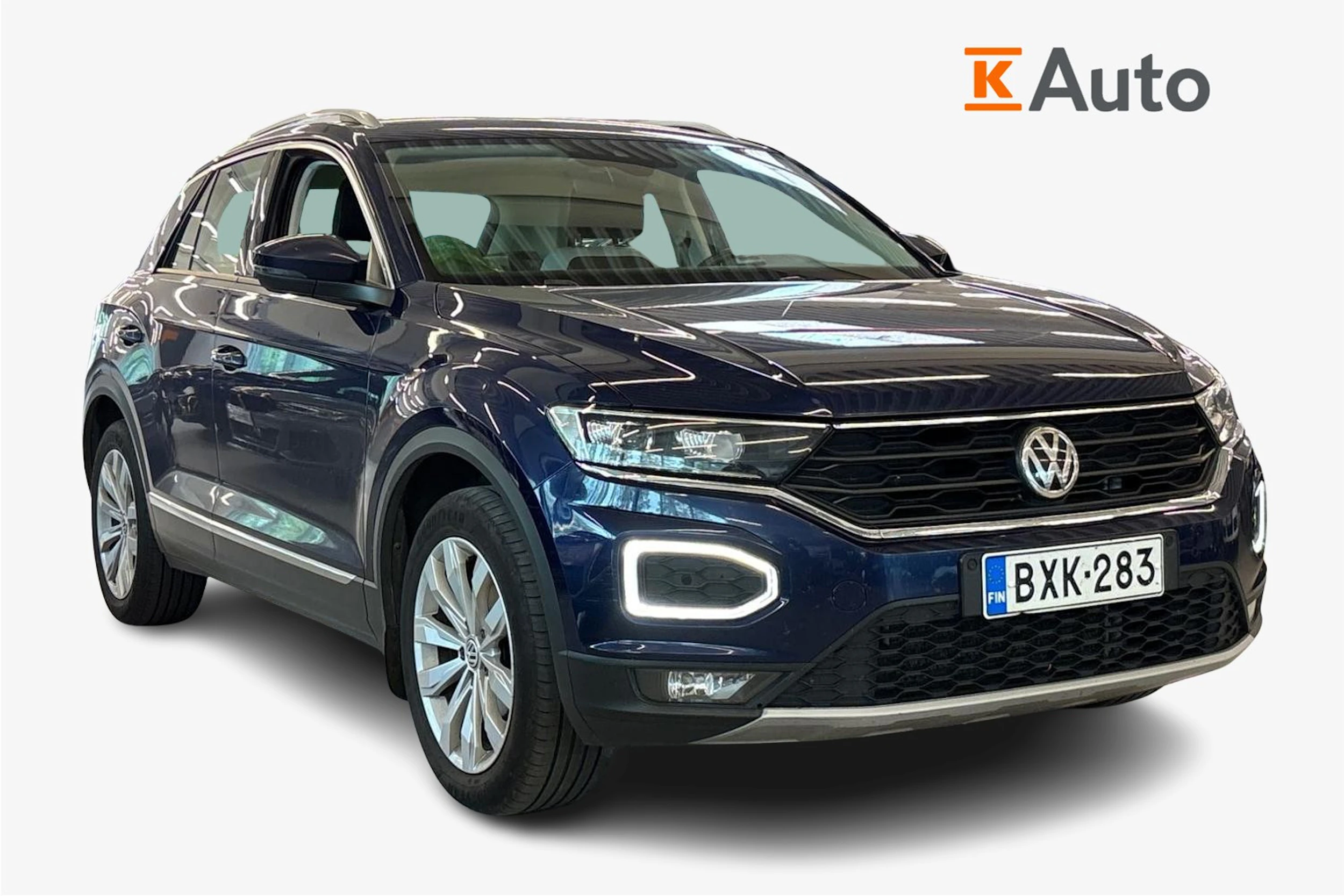 Sininen Volkswagen T-Roc 2019 kuva 1.