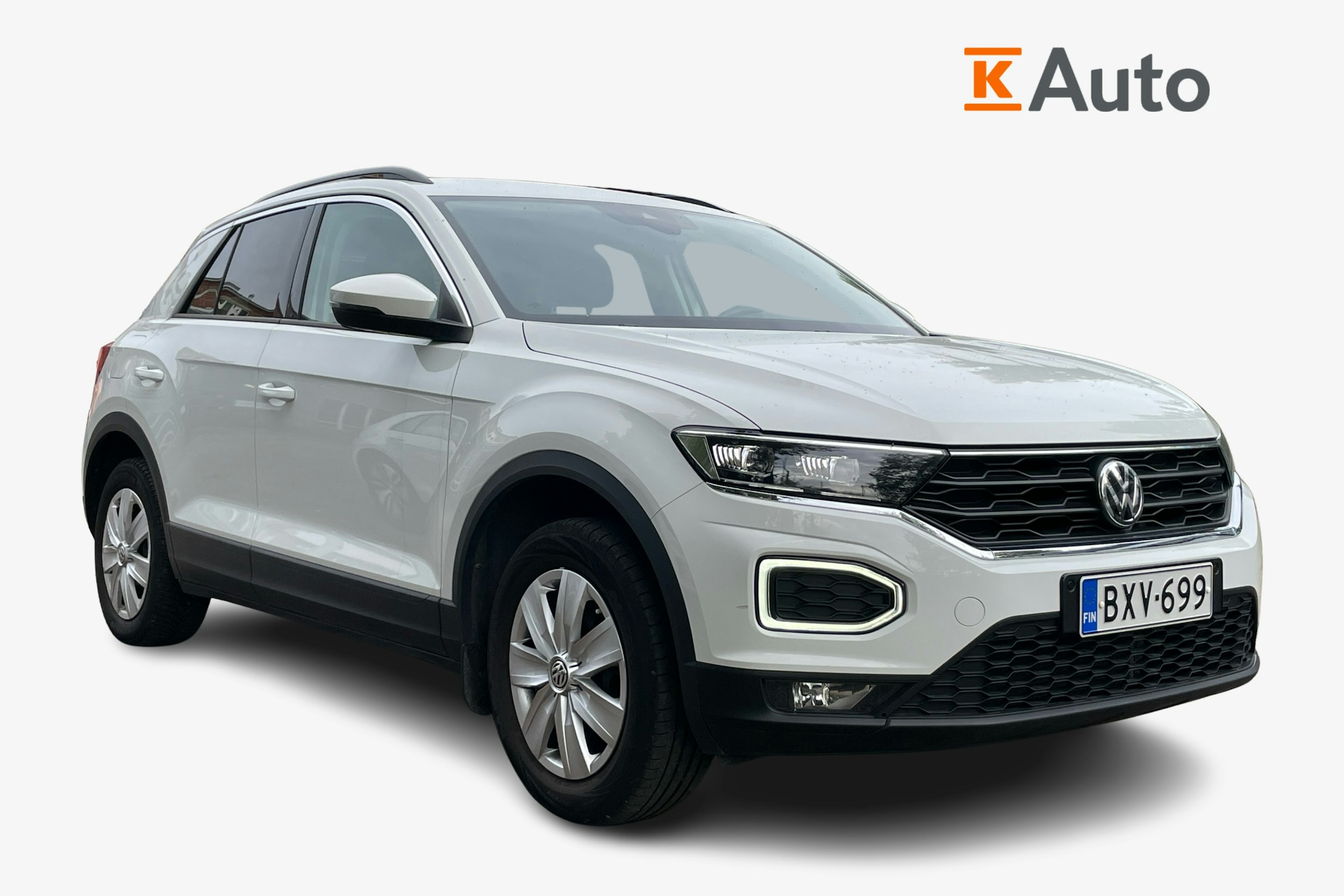 valkoinen Volkswagen T-Roc 2019 kuva 1.