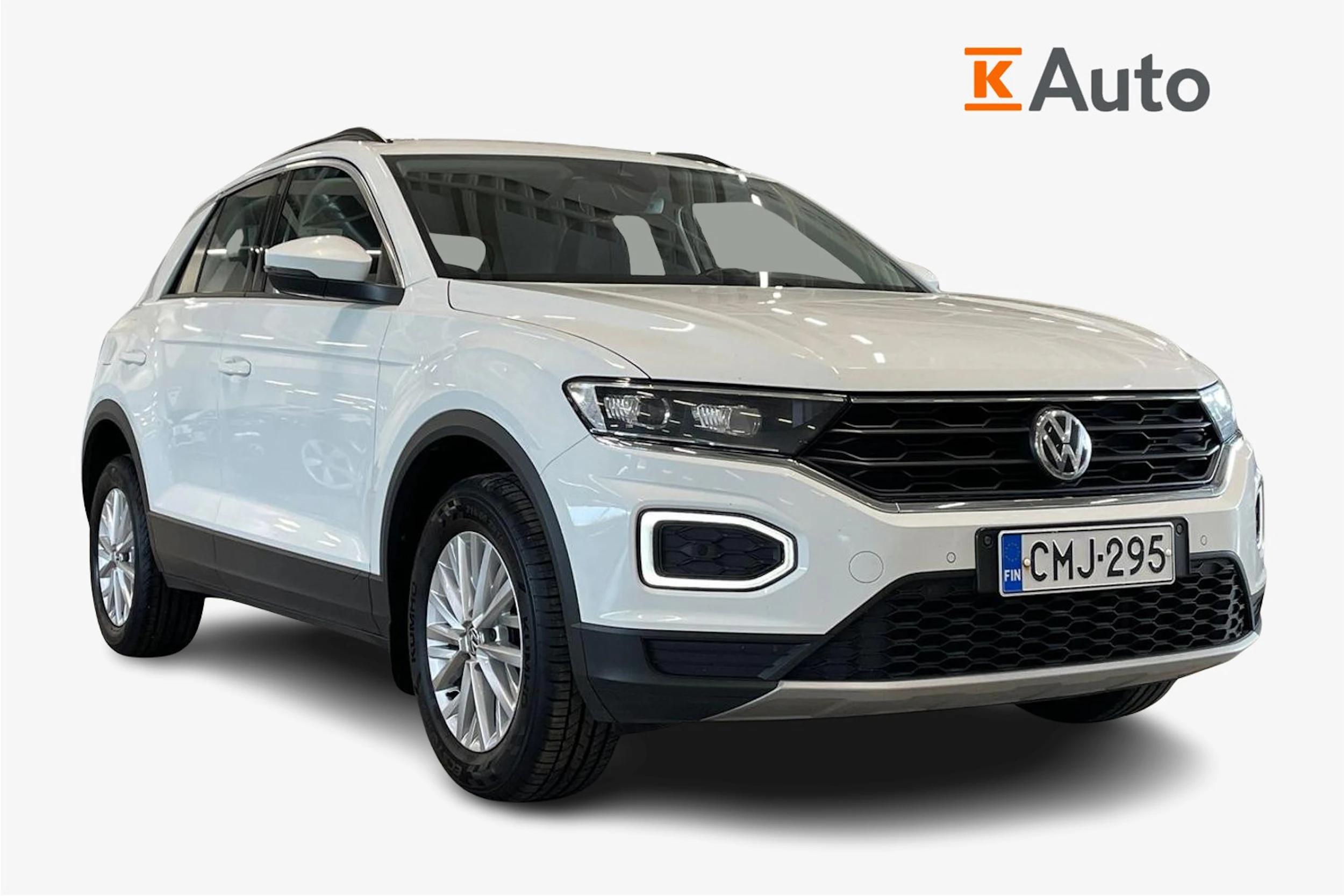 valkoinen Volkswagen T-Roc 2019 kuva 1.