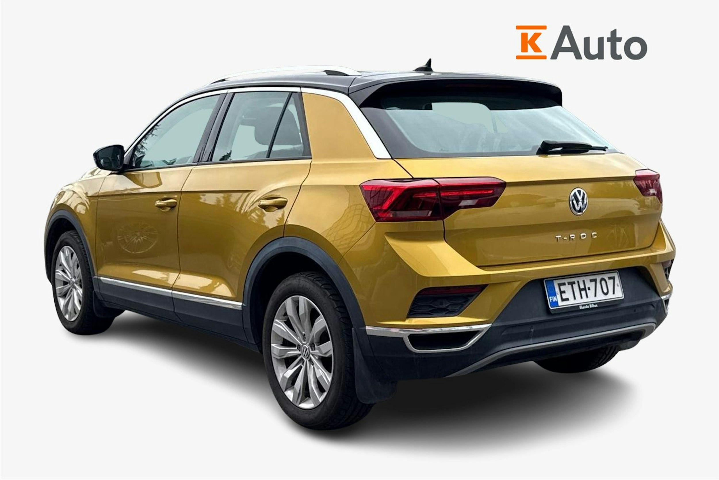 keltainen Volkswagen T-Roc 2020 kuva 2.