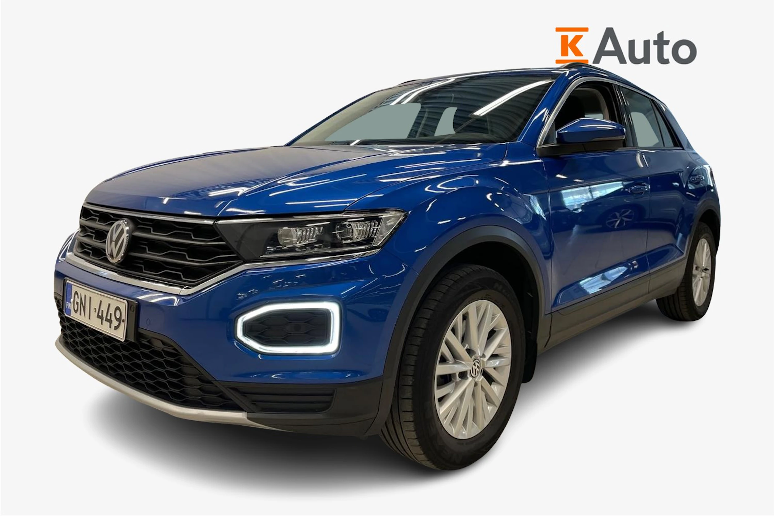 Sininen Volkswagen T-Roc 2019 kuva 1.
