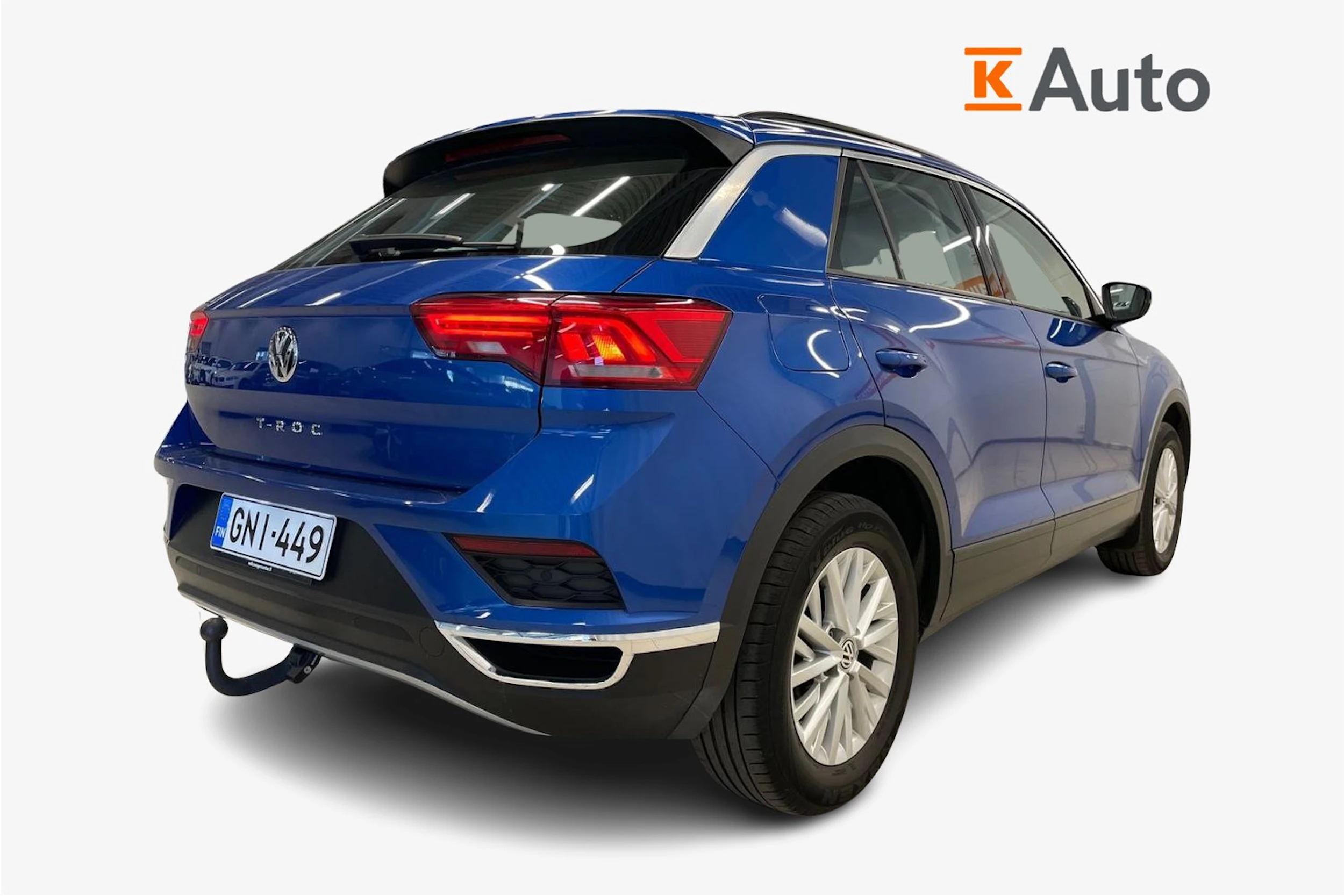 Sininen Volkswagen T-Roc 2019 kuva 2.