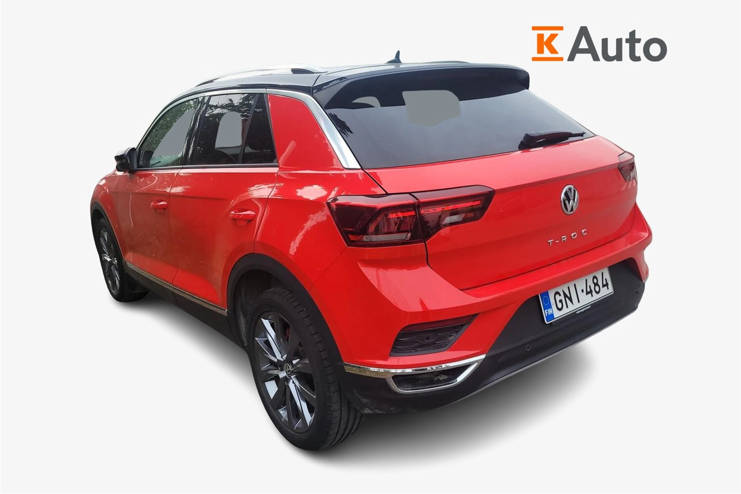 Punainen Volkswagen T-Roc 2019 kuva 2.