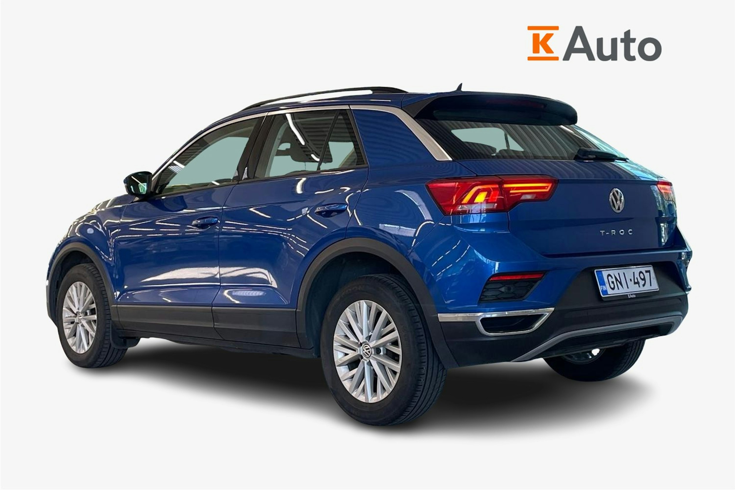 Sininen Volkswagen T-Roc 2019 kuva 2.