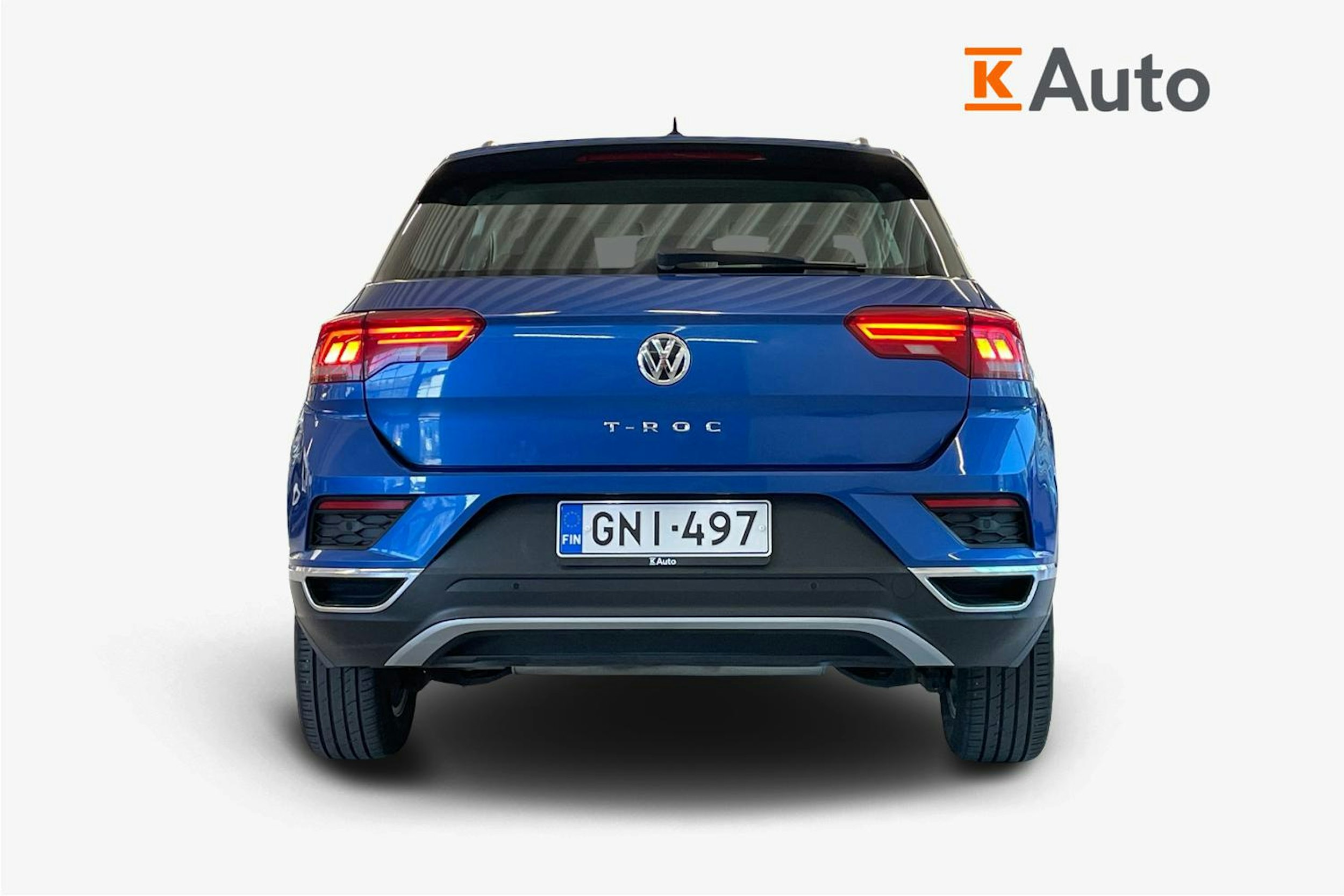 Sininen Volkswagen T-Roc 2019 kuva 3.