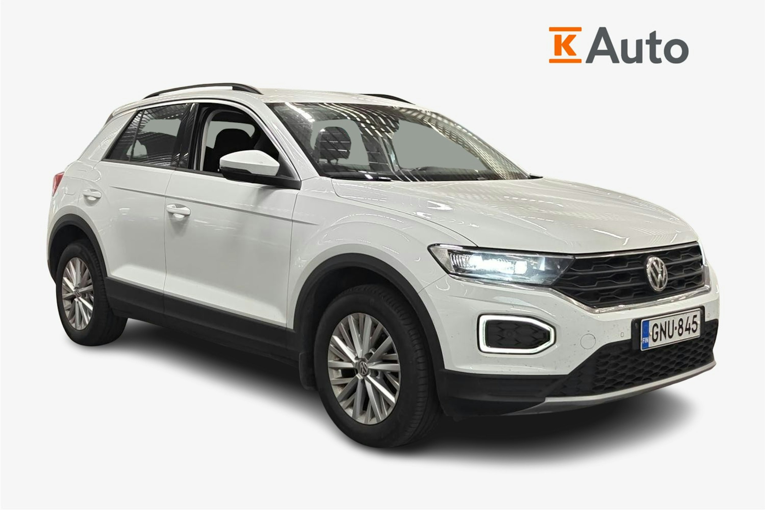 valkoinen Volkswagen T-Roc 2019 kuva 1.