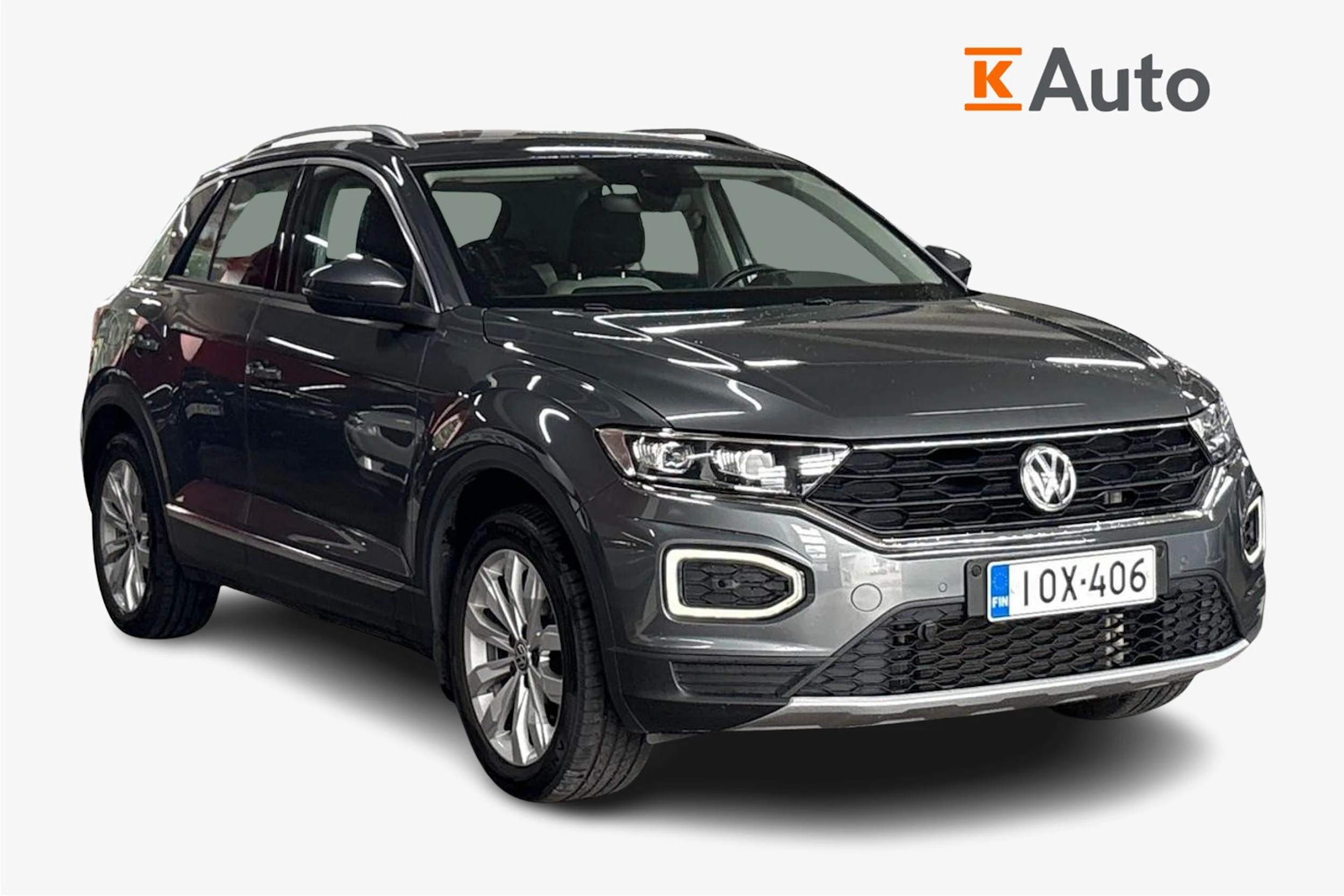 Harmaa Volkswagen T-Roc 2019 kuva 1.